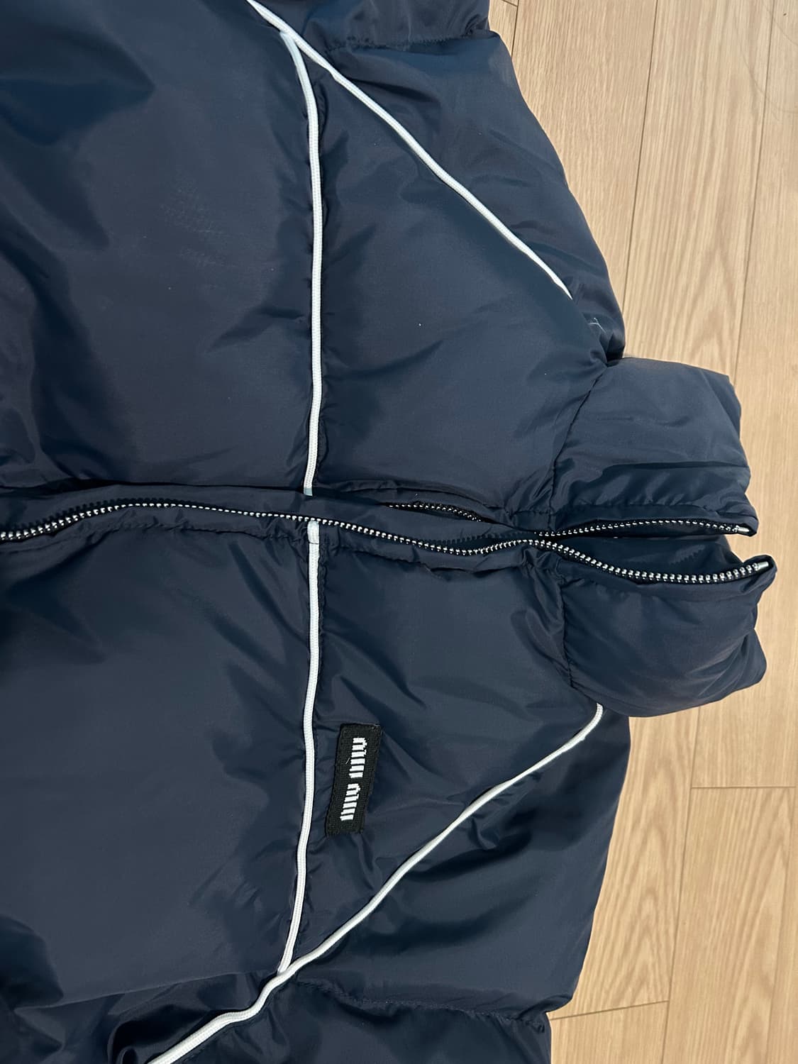 미우 테크니컬 퐁제 다운 구스 상품이미지5