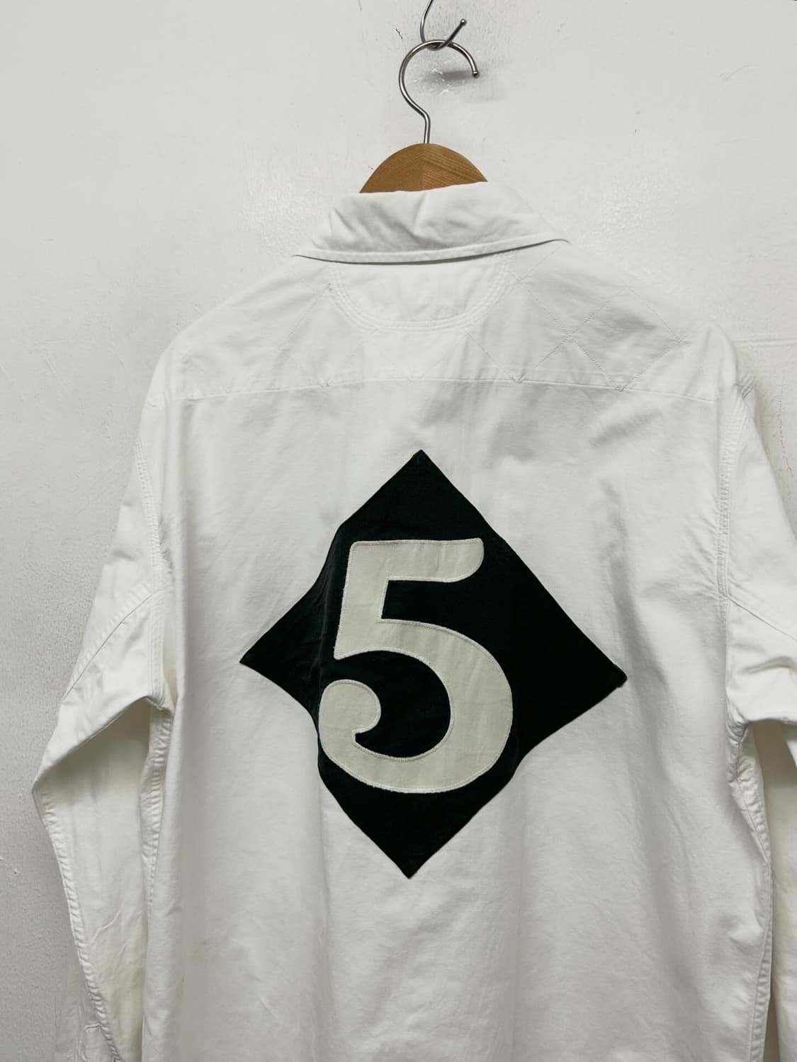 폴로 랄프로렌 화이트 해골 와펜 셔츠 상품이미지4