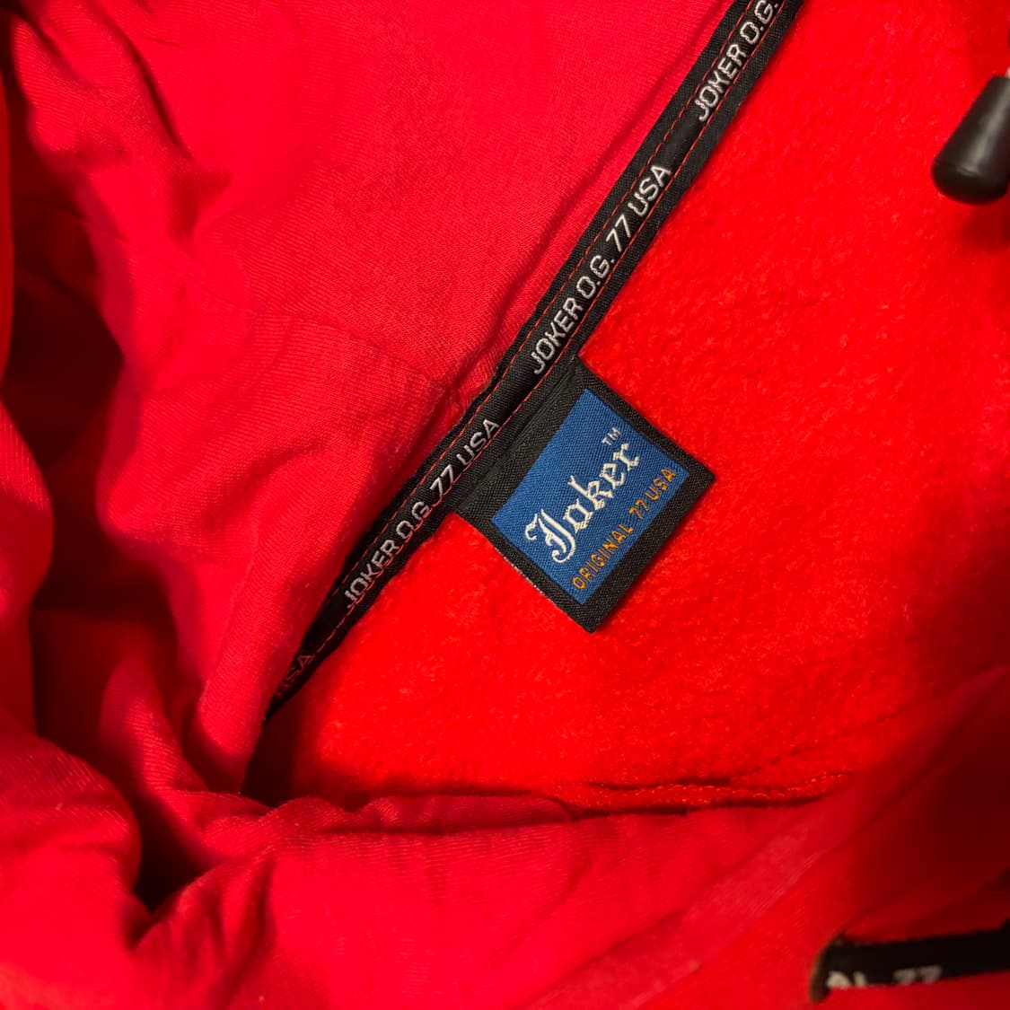 JOKER 77 RED ZIP UP HOODIE 상품이미지8