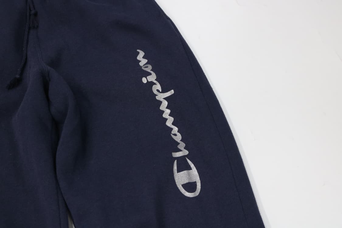 Champion 챔피온 빈티지 사이드 로고 네이비 스웨트 팬츠 (L) 상품이미지4