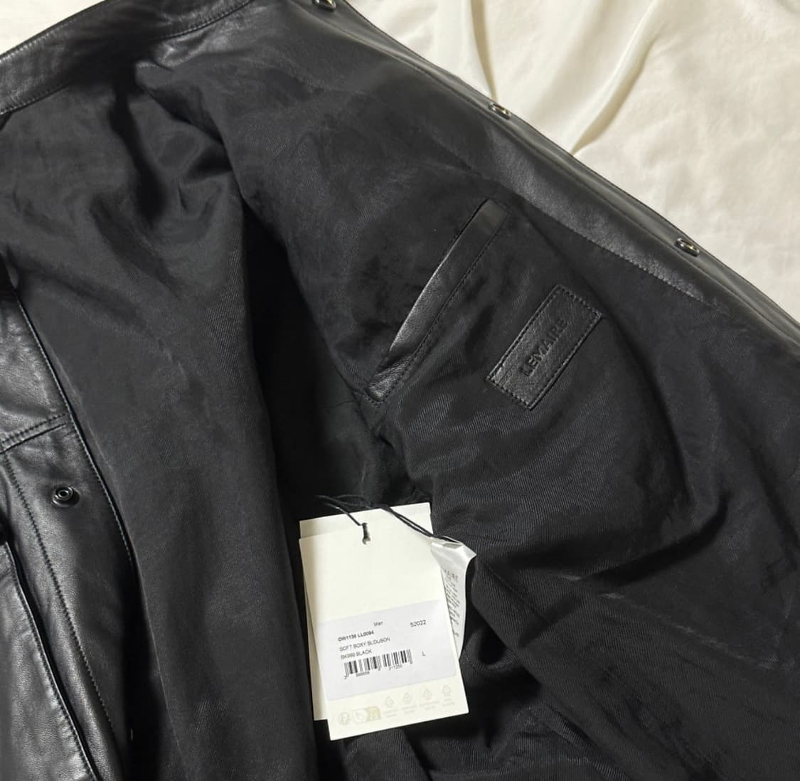 25fw 르메르 소프트 레더블루종 L 새상품 상품이미지2