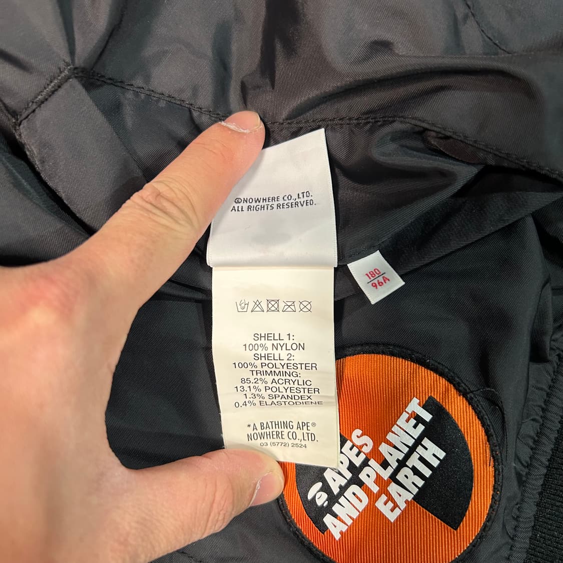 [L] 베이프 에이프 리버시블 MA-1 항공자켓 상품이미지7
