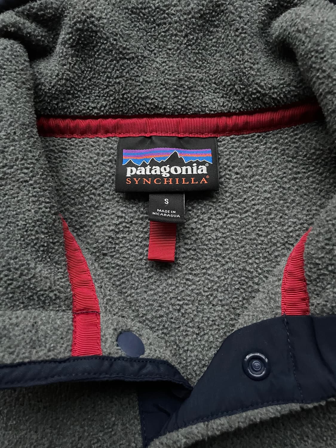 파타고니아 신칠라 니켈 네이비 그레이 플리스 patagonia 상품이미지3