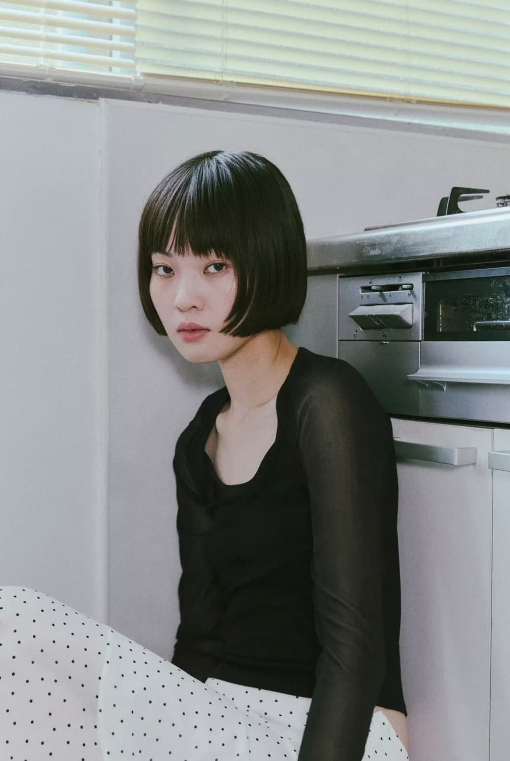 (새상품) ZARA 자라 블랙 반투명 티셔츠 상품이미지1