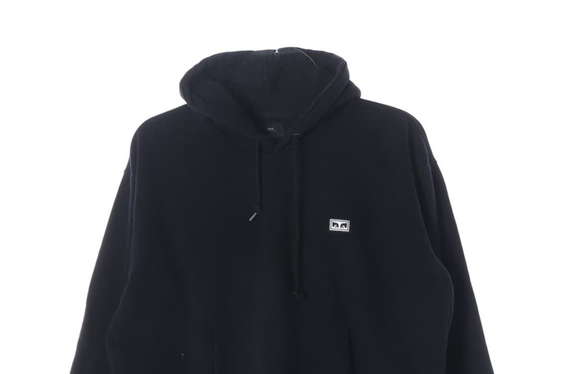 OBEY 스몰 박스로고 블랙 후드티 XL 상품이미지3