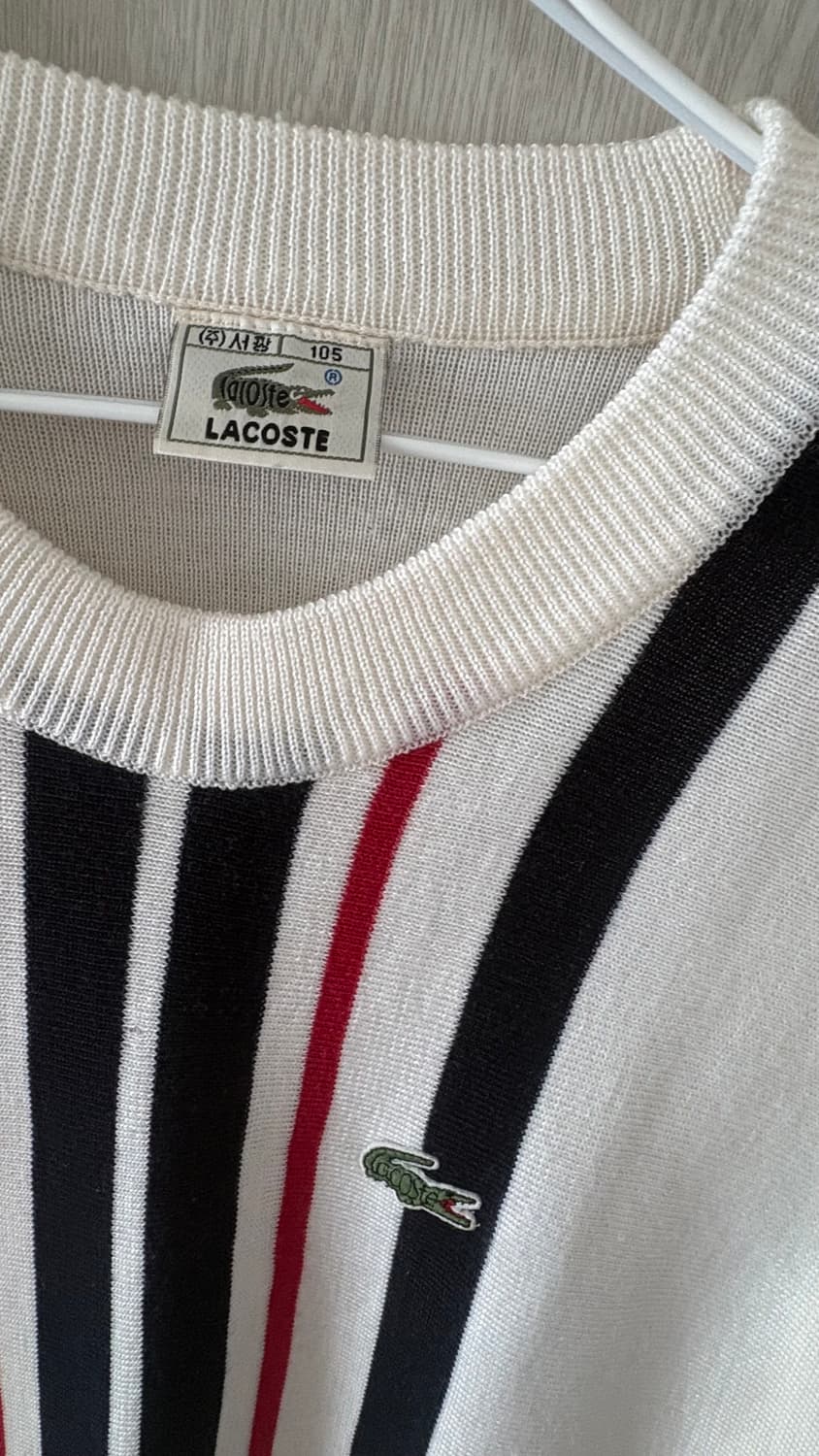 라코스테 스트라이프 니트 L 상품이미지3