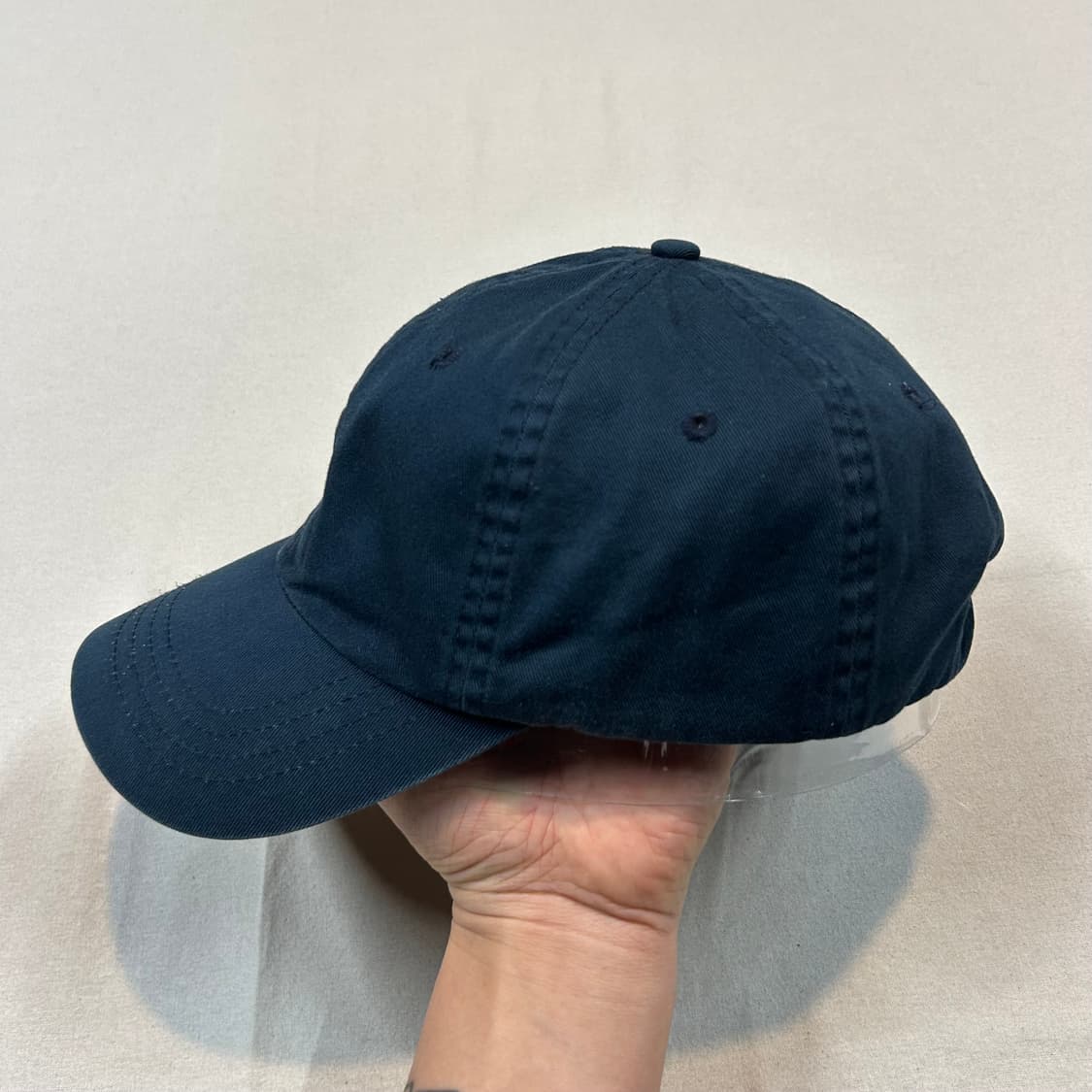폴로 랄프로렌 네이비 볼캡 모자 가죽스트랩 정품 상품이미지3