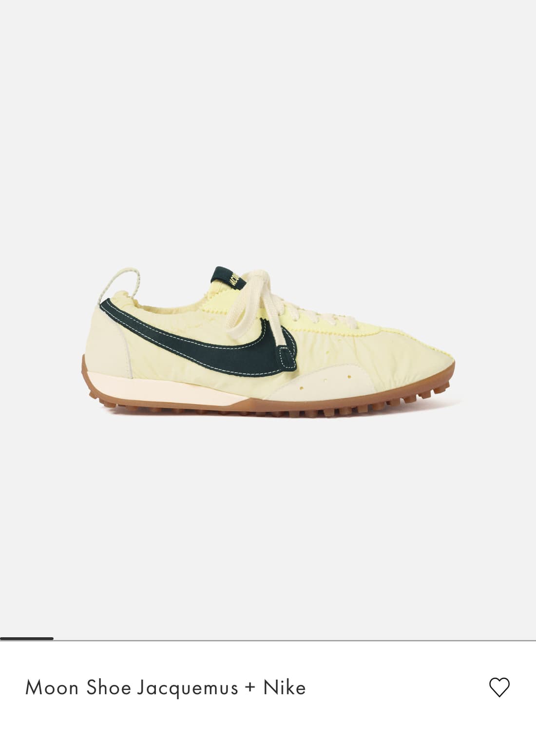 자크뮈스x나이키 문슈 옐로우페일 36.5 상품이미지1