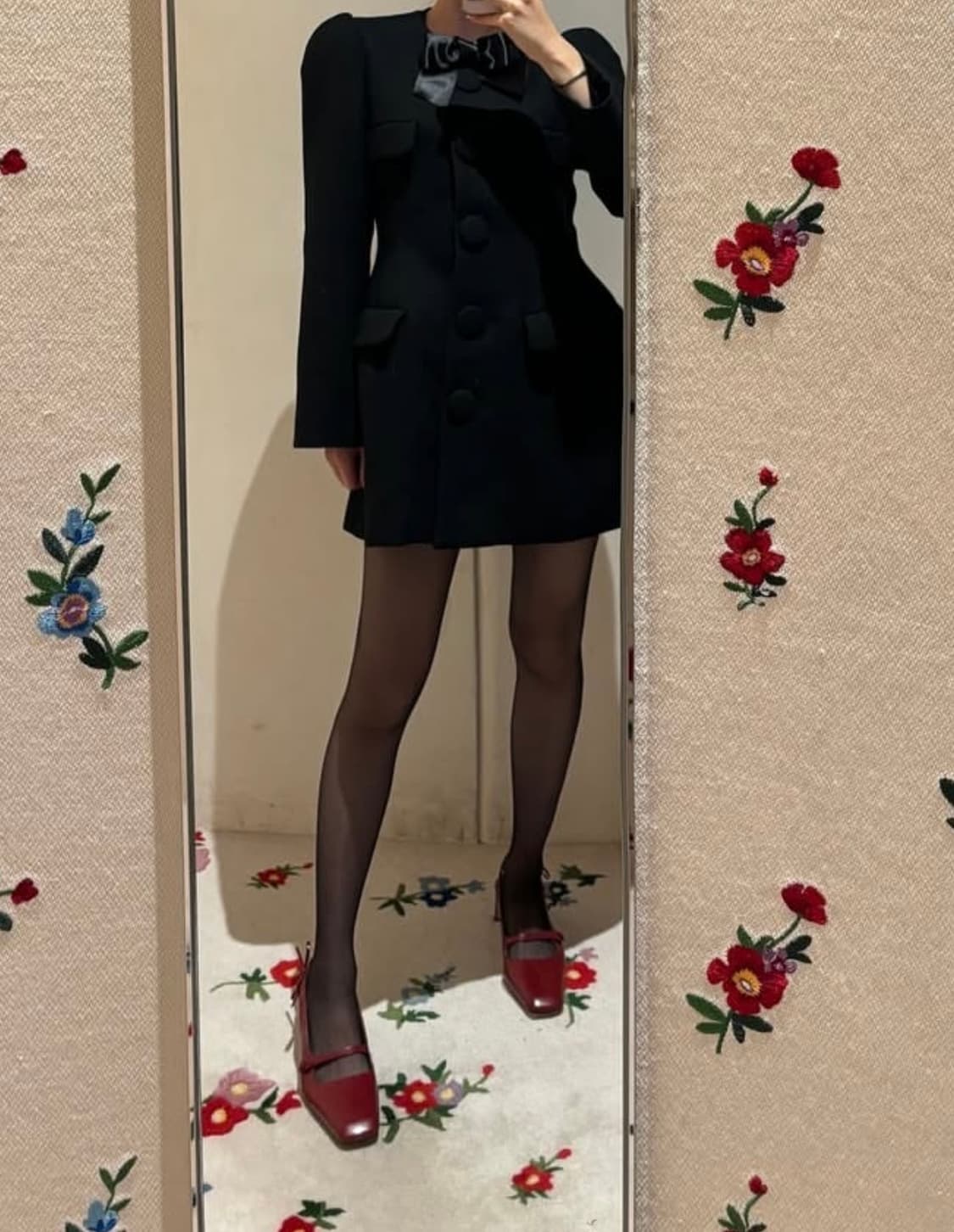 슈슈통 shushutong 자켓 원피스 (블랙/6/S) 상품이미지8