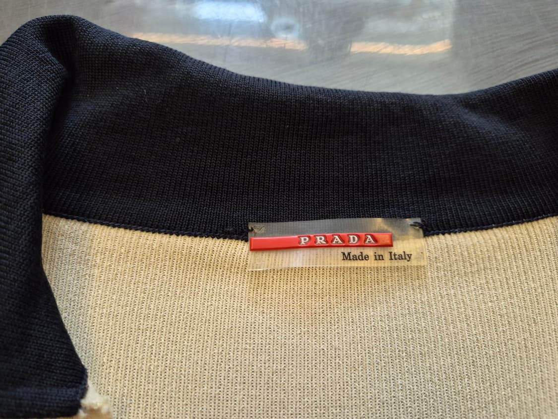 00s PRADA SPORT 오픈카라 니트 상품이미지9