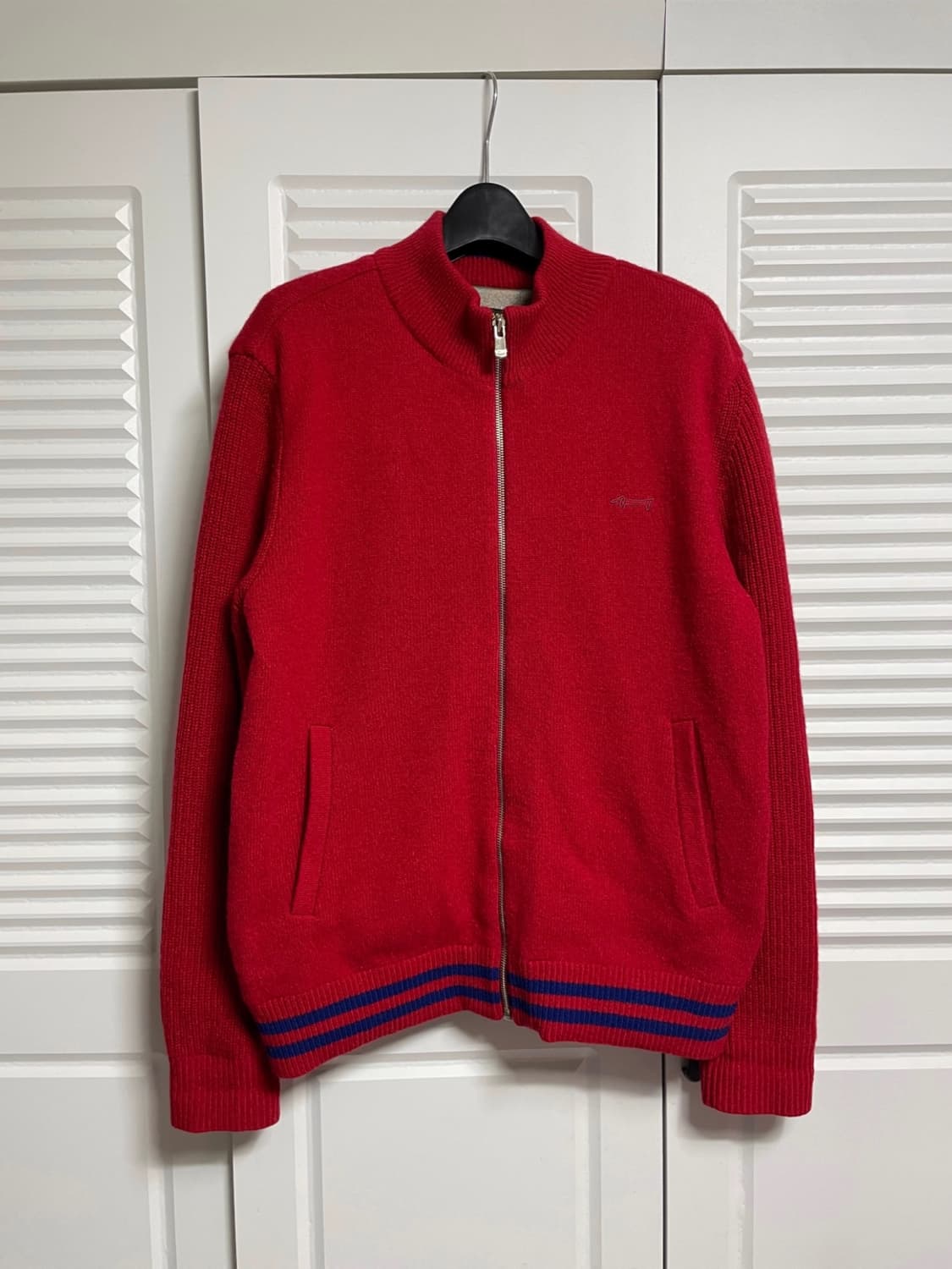 루이까스텔 방풍 집업 니트 상품이미지1