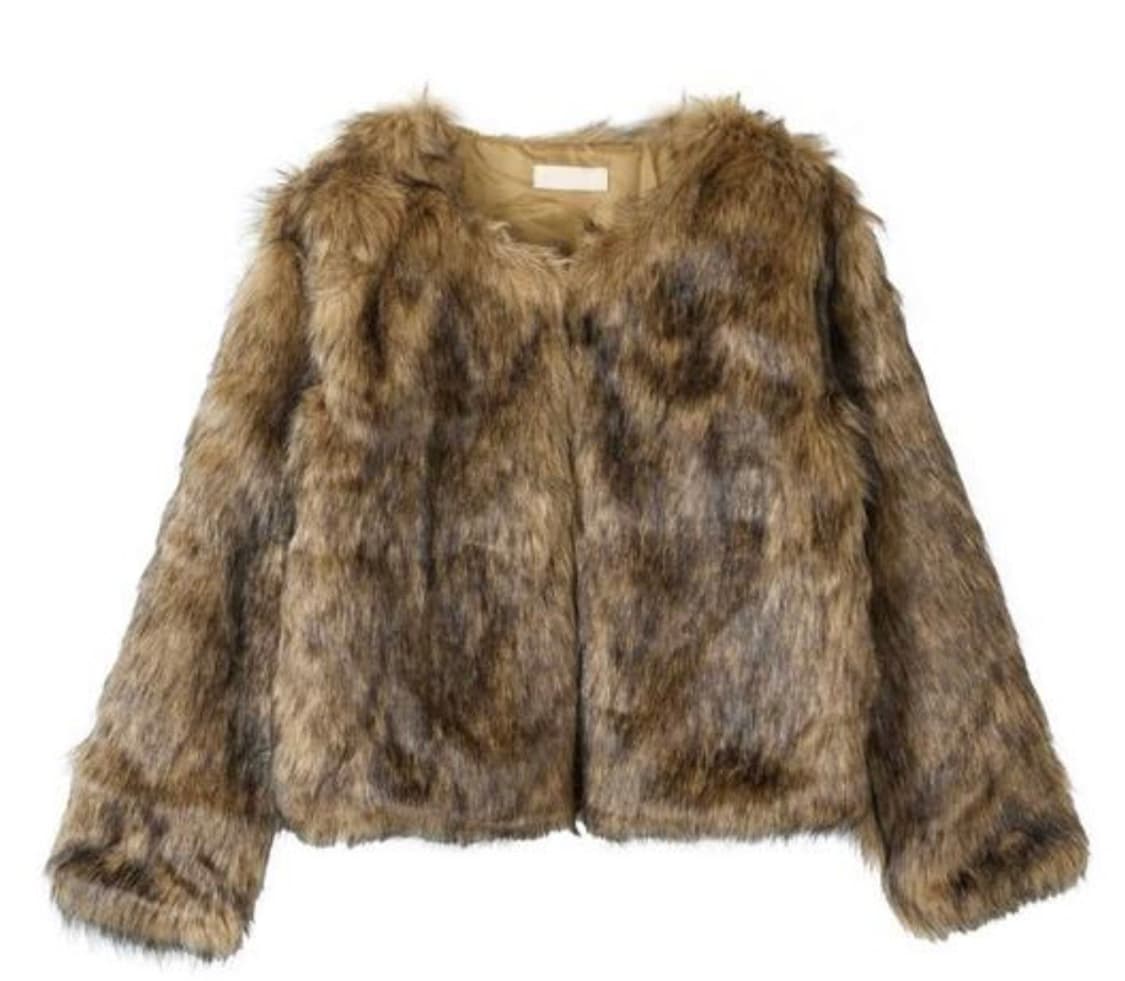 y2k 빈티지 크롭 퍼자켓 상품이미지3