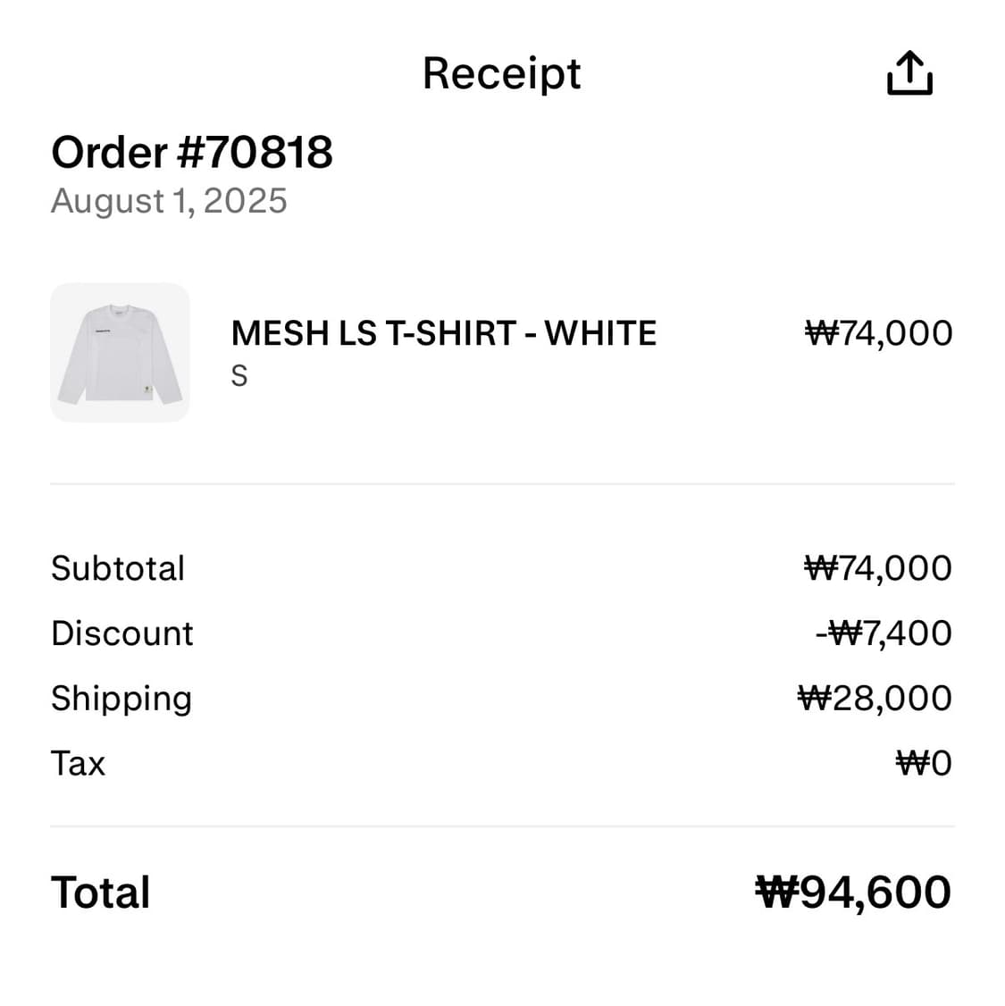Sweats collective 매쉬 티셔츠 상품이미지3
