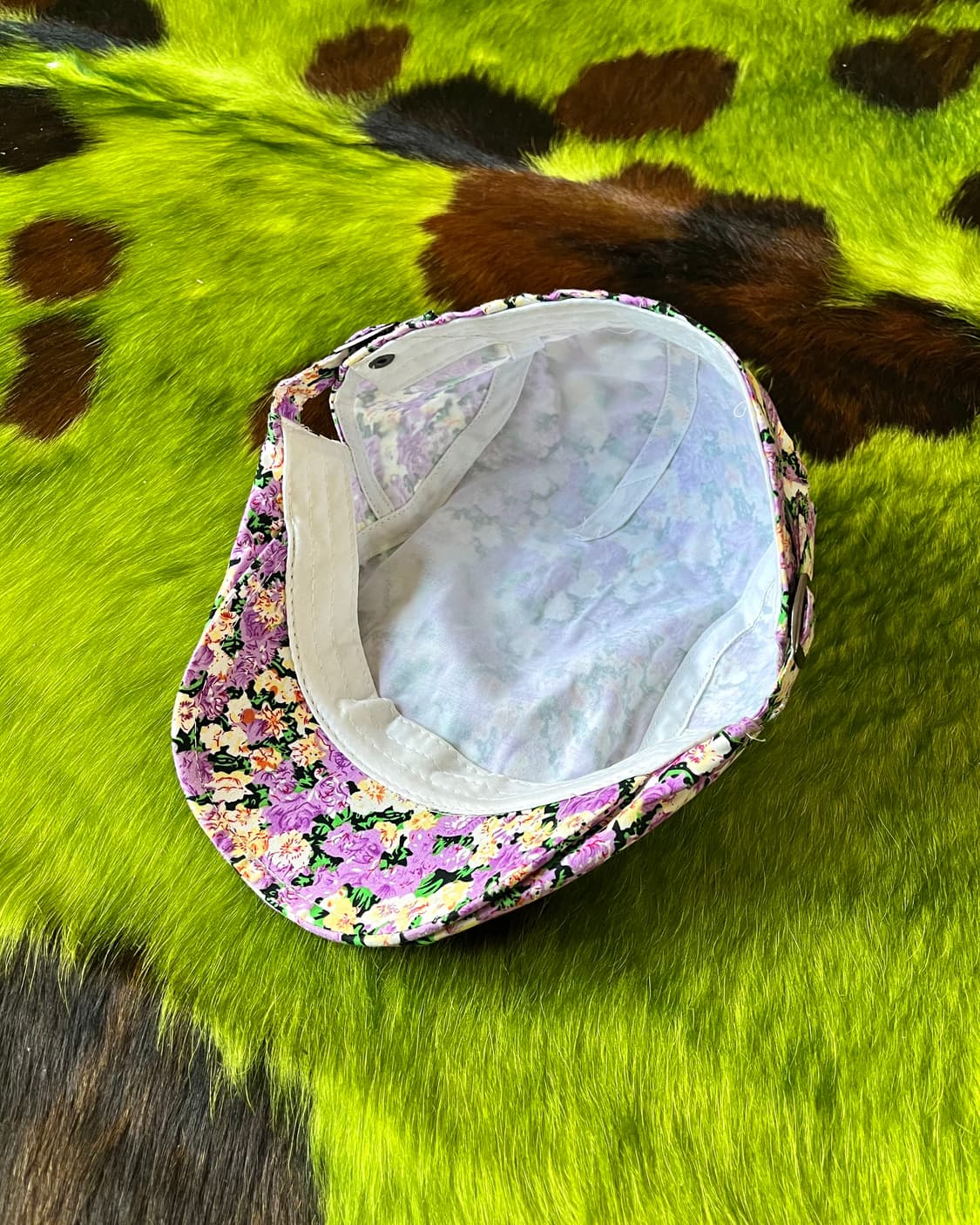 Jpn Vintage Floral Pattern Hunting Cap 상품이미지9