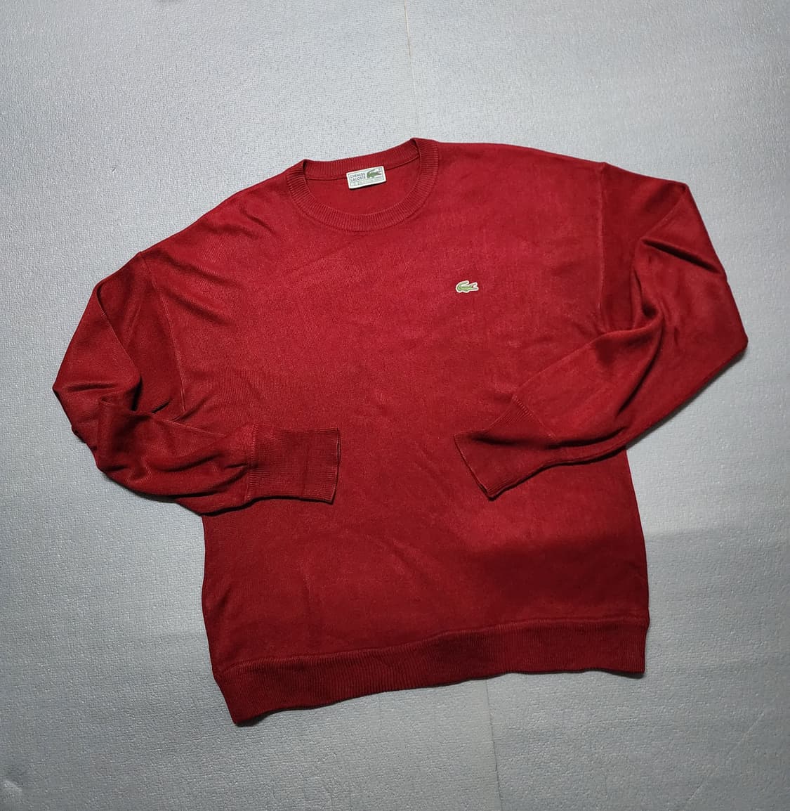 90's 빈티지 라코스테 니트 스웨터 오버핏 상품이미지1
