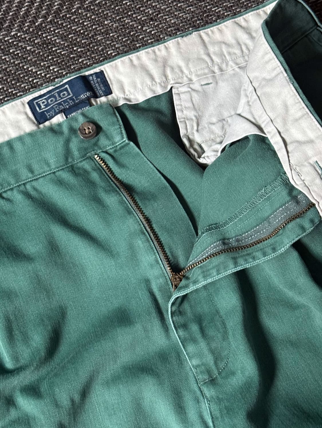 (36) 90s 폴로 랄프로렌 HAMMOND 더블 플리츠 치노 팬츠 상품이미지3