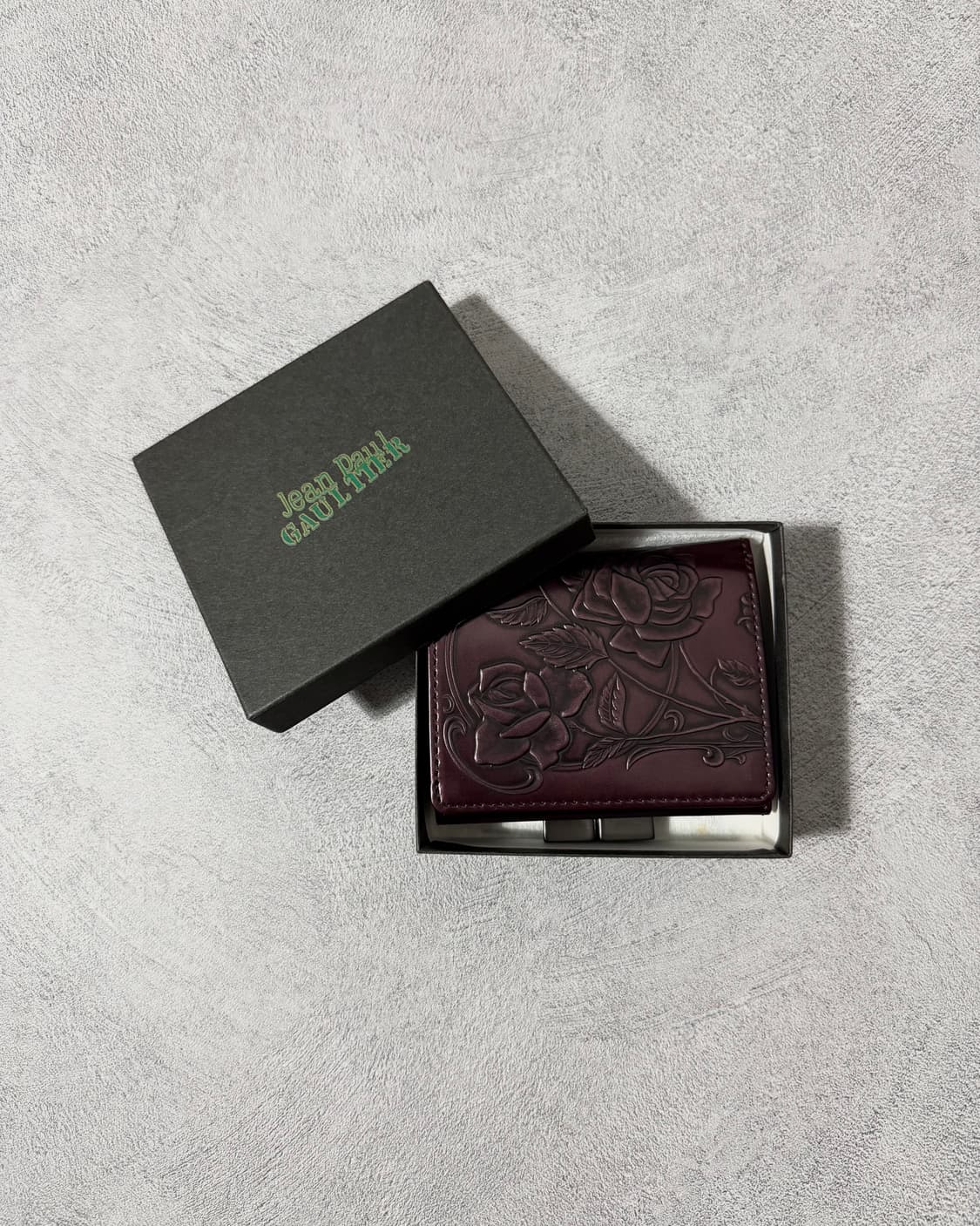 Jean Paul Gaultier Rose Leather Wallet 상품이미지1
