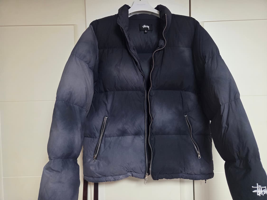 스투시 리사이클 나일론 다운 퍼퍼 빈티지 블랙 상품이미지2