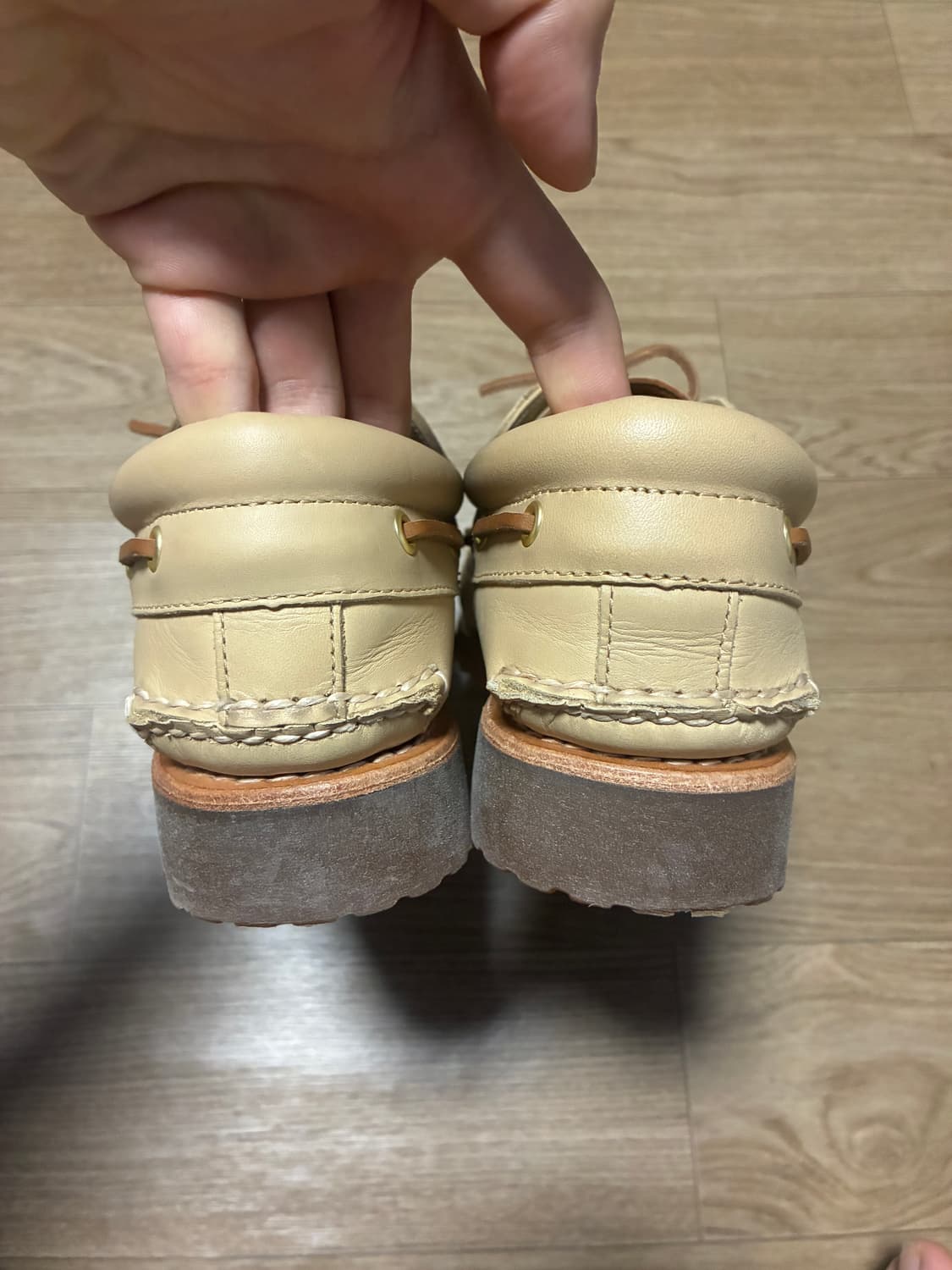 270) 팀버랜드 3아이 보트슈즈 베이지 상품이미지8