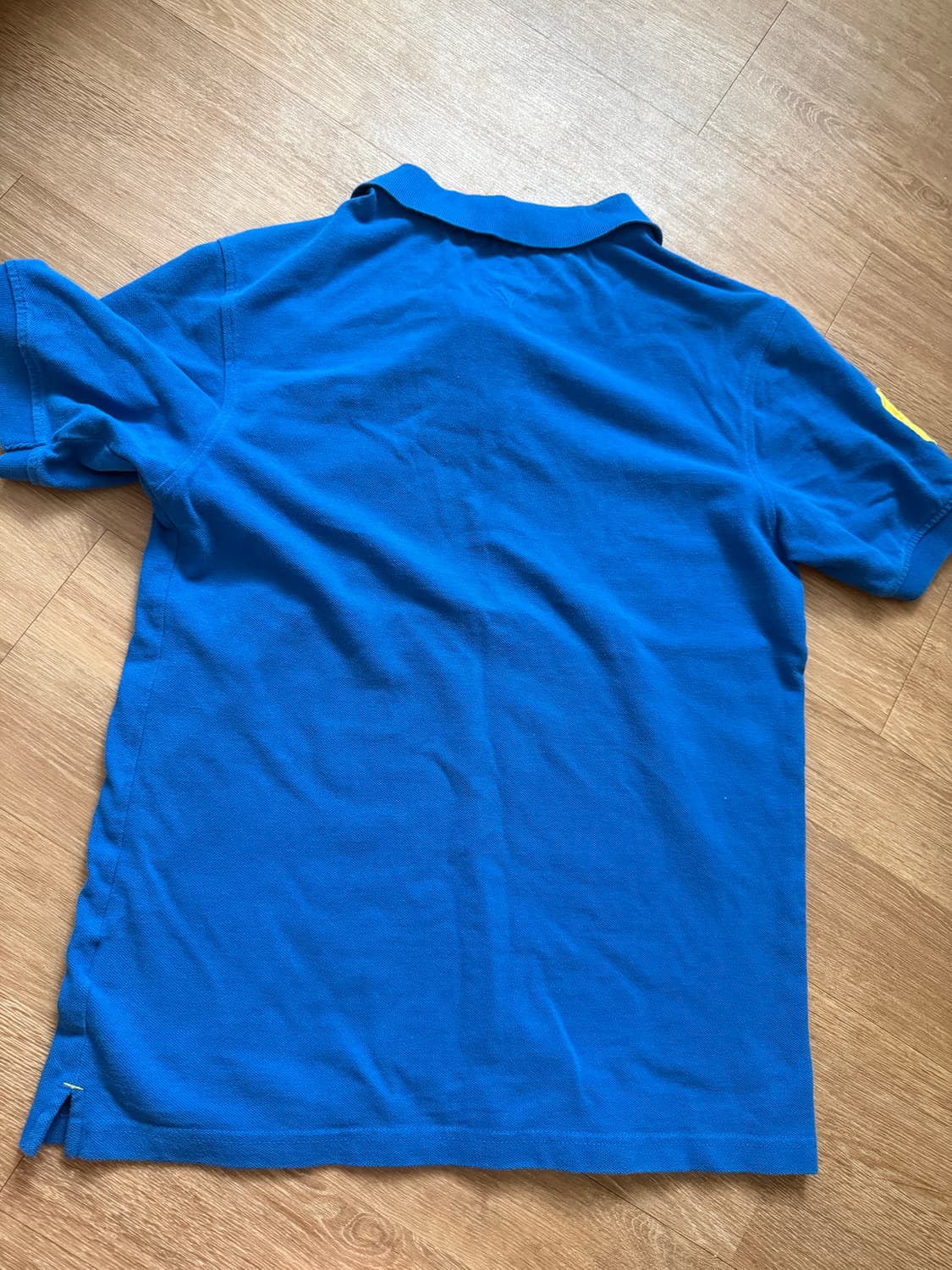 Tommy Hilfiger Y2K Blue Polo Shirt 상품이미지4