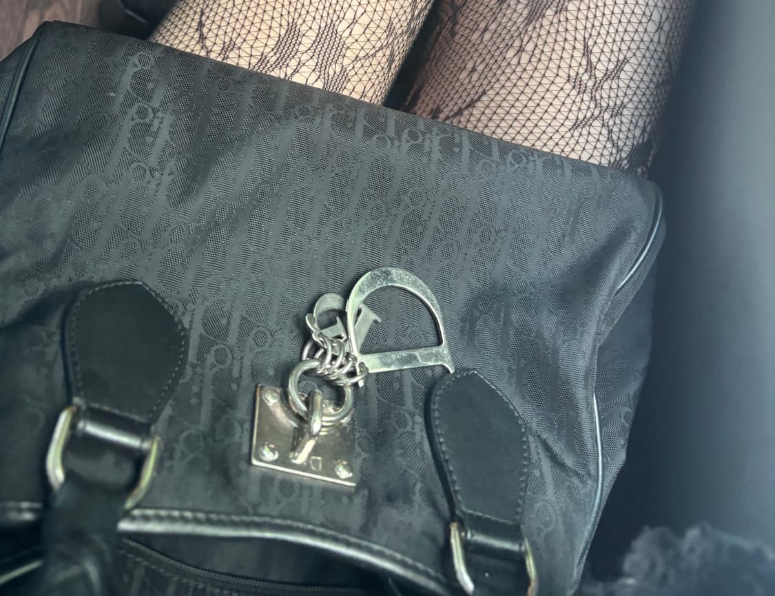 크리스찬 디올 오블리크 토트백 블랙 상품이미지3