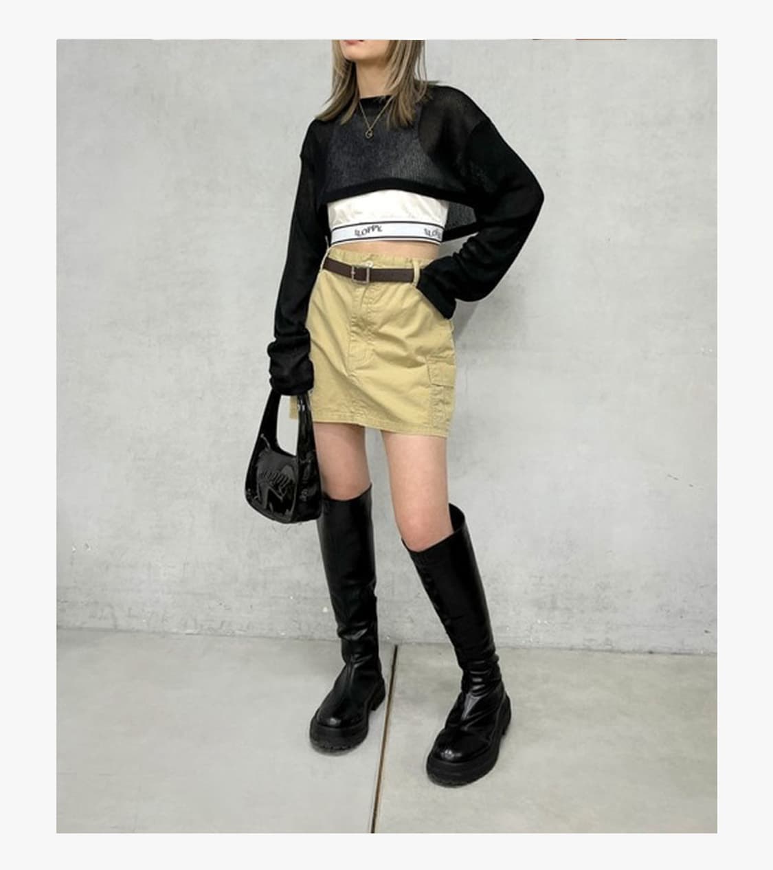 WHO’S WHO GALLERY - CARGO MINI SKIRT 상품이미지2