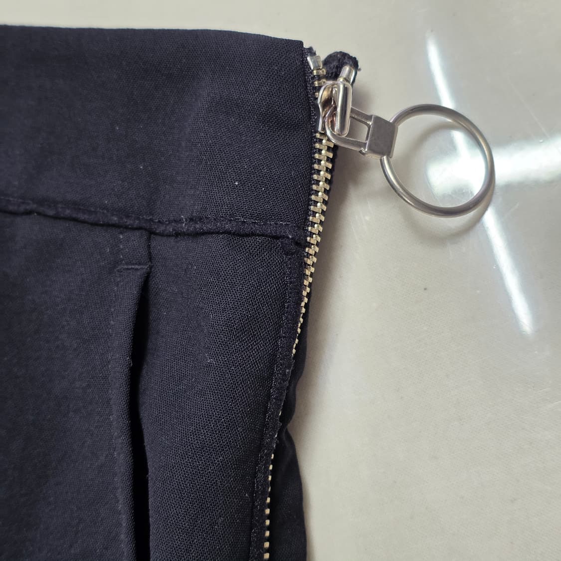 1280 SYSTEM 한섬 블랙 슬랙스 55~66 64-94 깔끔핏 오피 상품이미지8