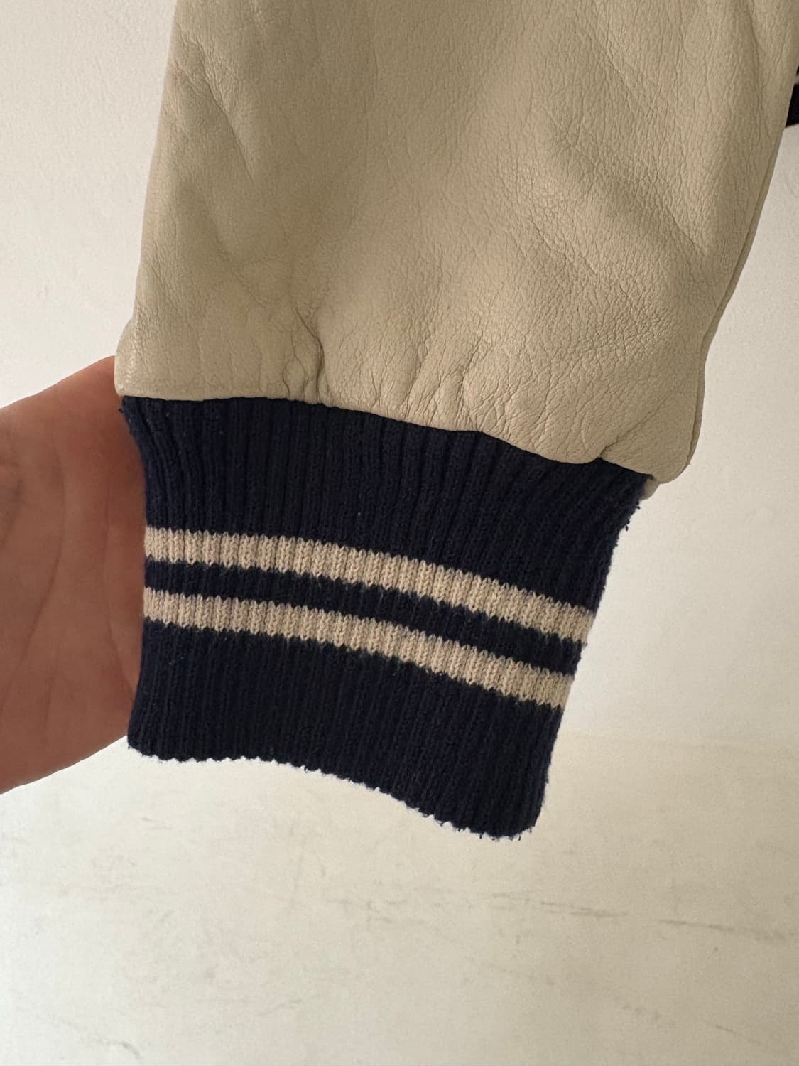90's Warnerbros 1997 leather sleeve JK 상품이미지6