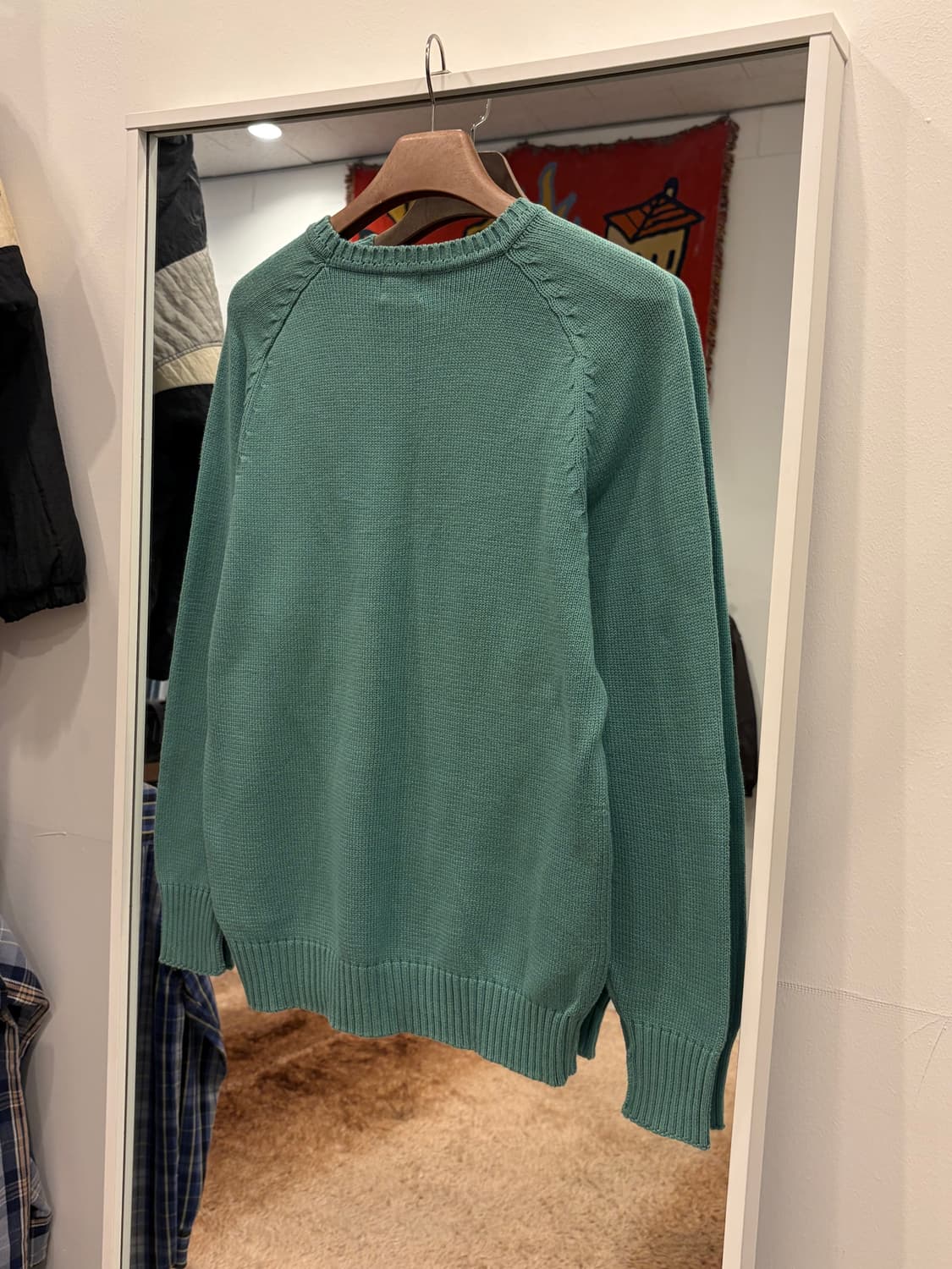 Benetton 베네통 립 코튼 니트 상품이미지4