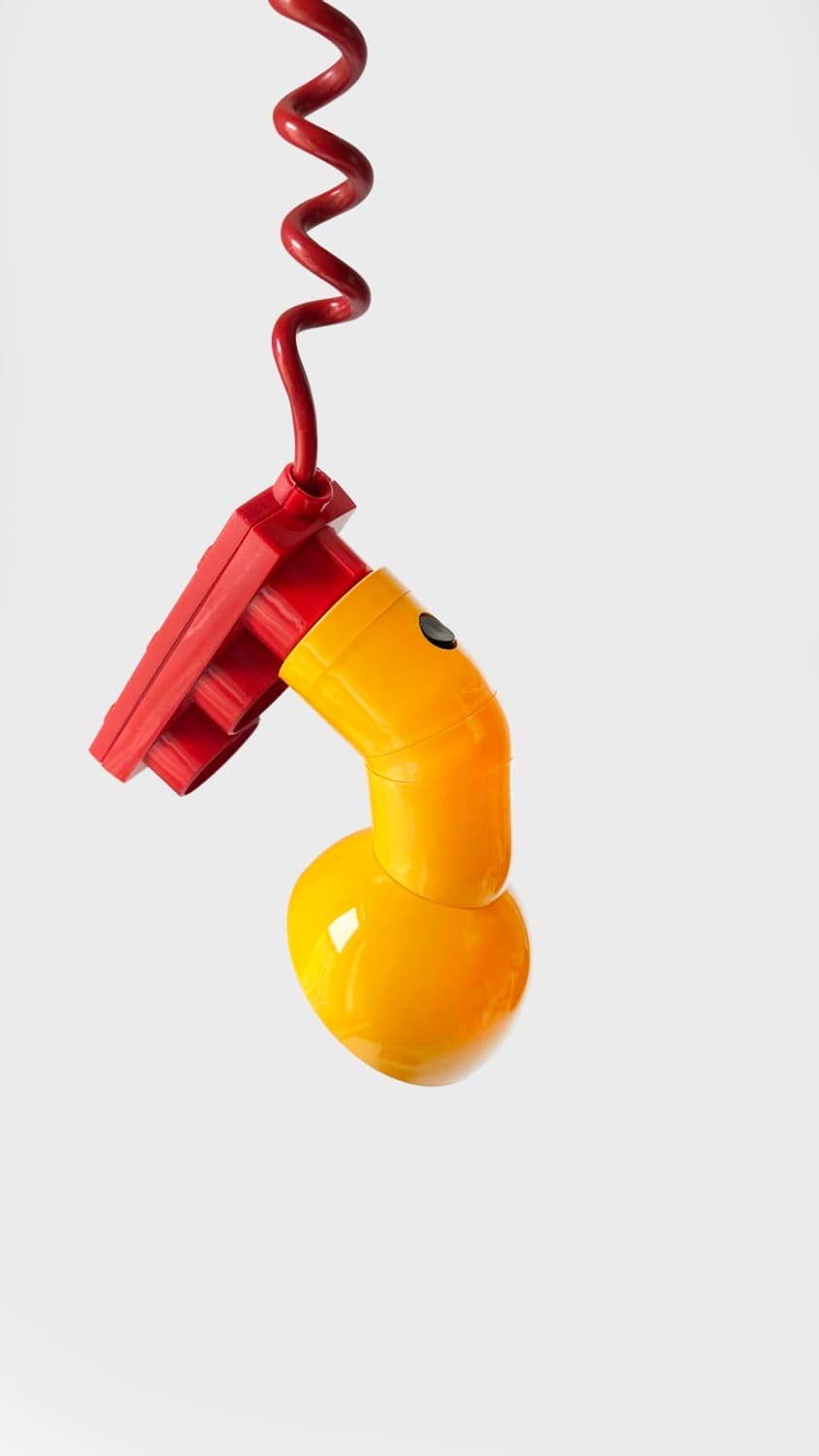 Vintage space age plug lamp─yellow 상품이미지3
