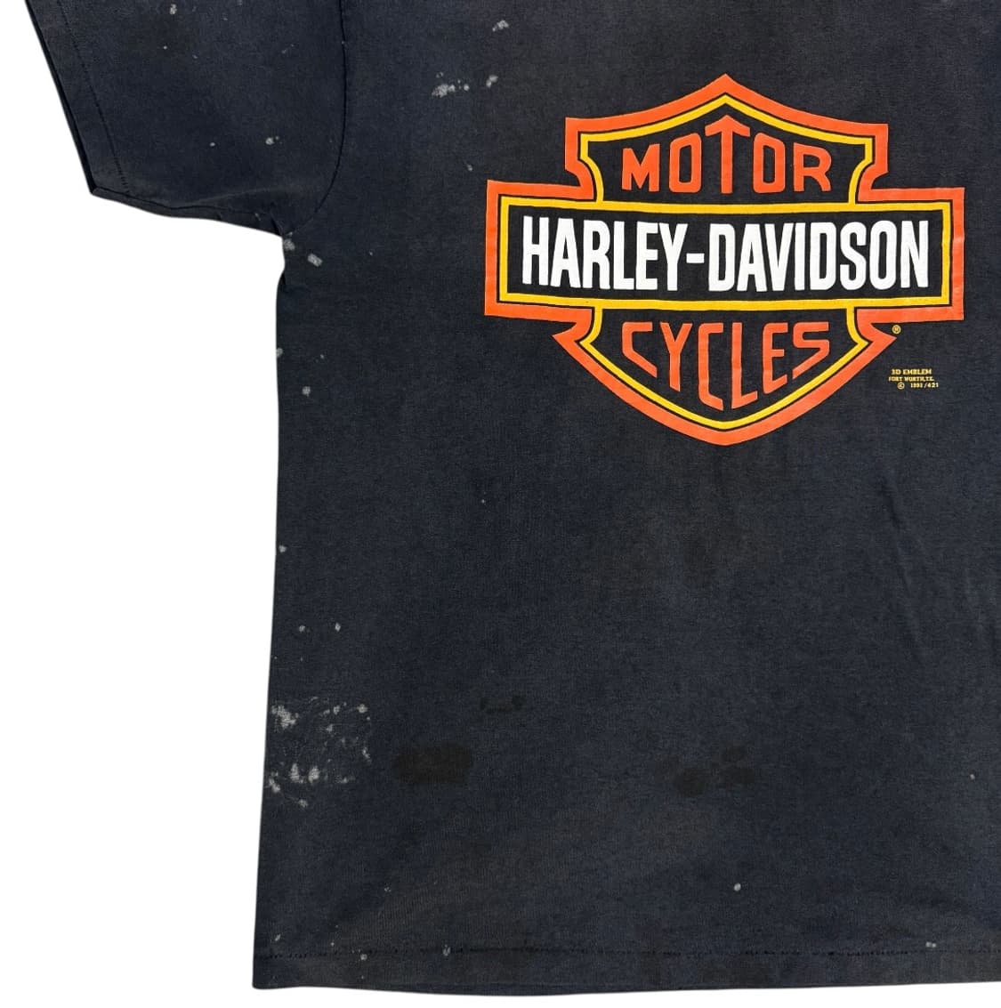 빈티지 90s Harley Davidson 할리데이비슨 실드 로고 티셔츠 상품이미지5