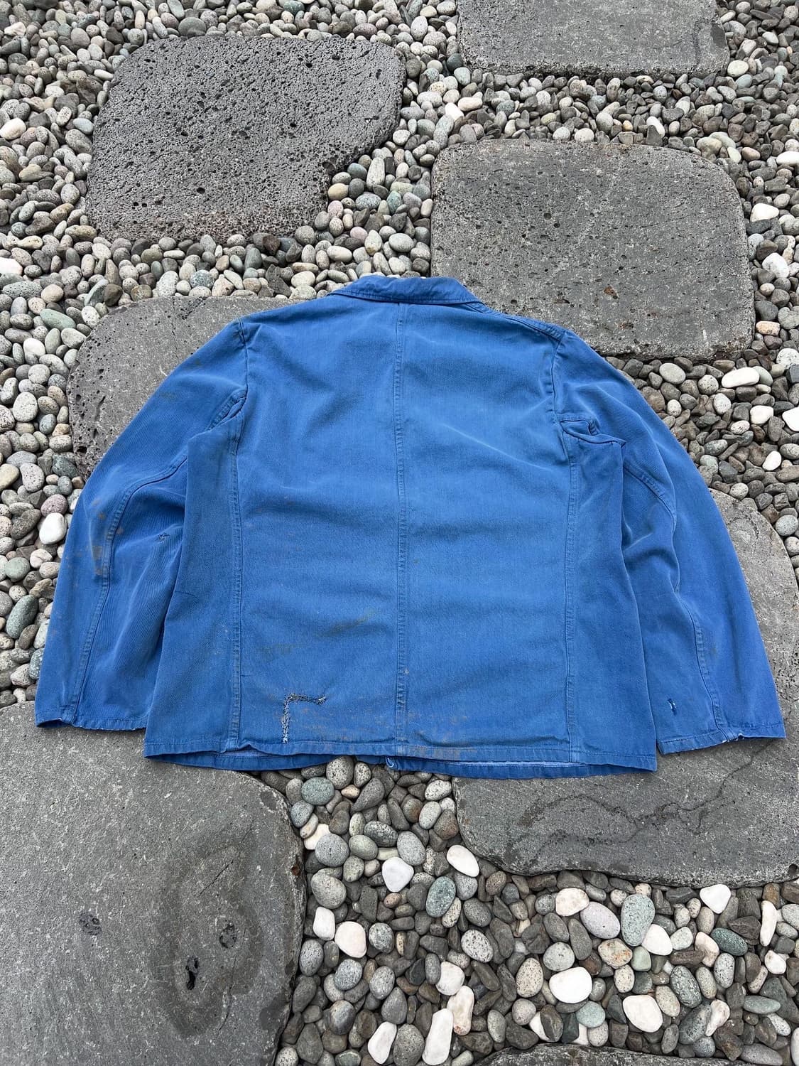 FADED LIGHT BLUE WASHING 빈티지 프렌치워크자켓 상품이미지2
