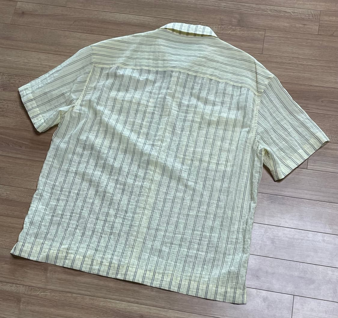 자라 비스코스 스트라이프 셔츠 상품이미지3