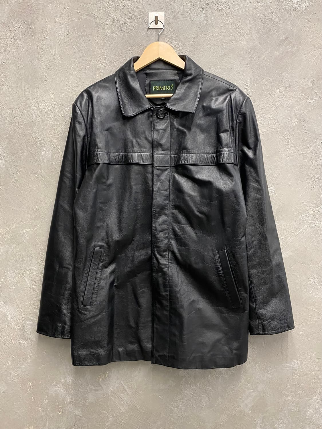 [XL] 90s PRIMERO 빈티지 소가죽 레더 카코트 상품이미지1