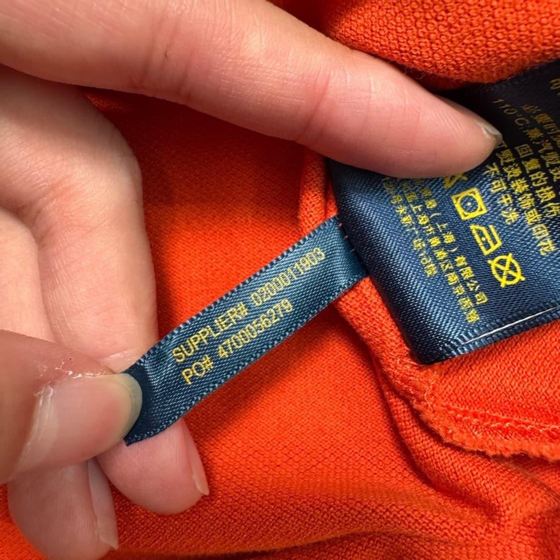 RALPH LAUREN PK 반팔 오렌지 S 상품이미지6