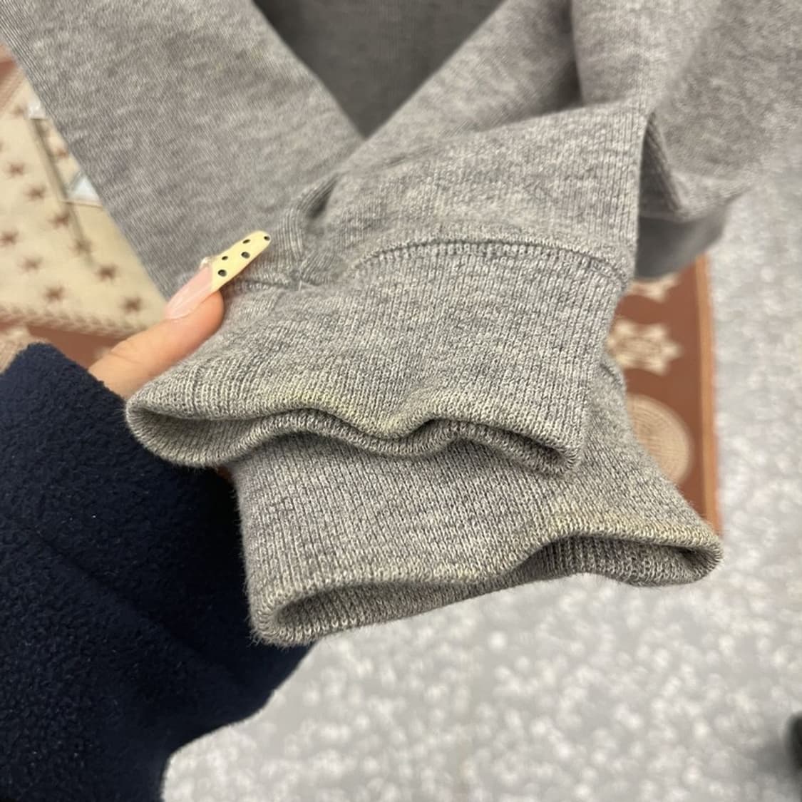 폴로 랄프로렌 빈티지 모던캐주얼 반집업 니트 M C09950 상품이미지7