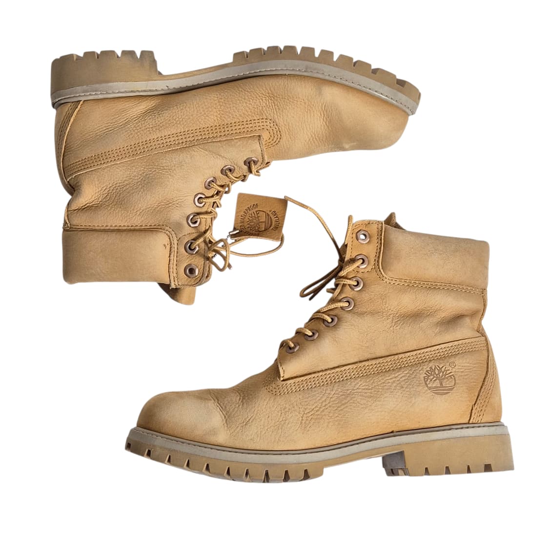 270) 팀버랜드 6인치 프리미엄 옐로우 누벅 워커 부츠 상품이미지6