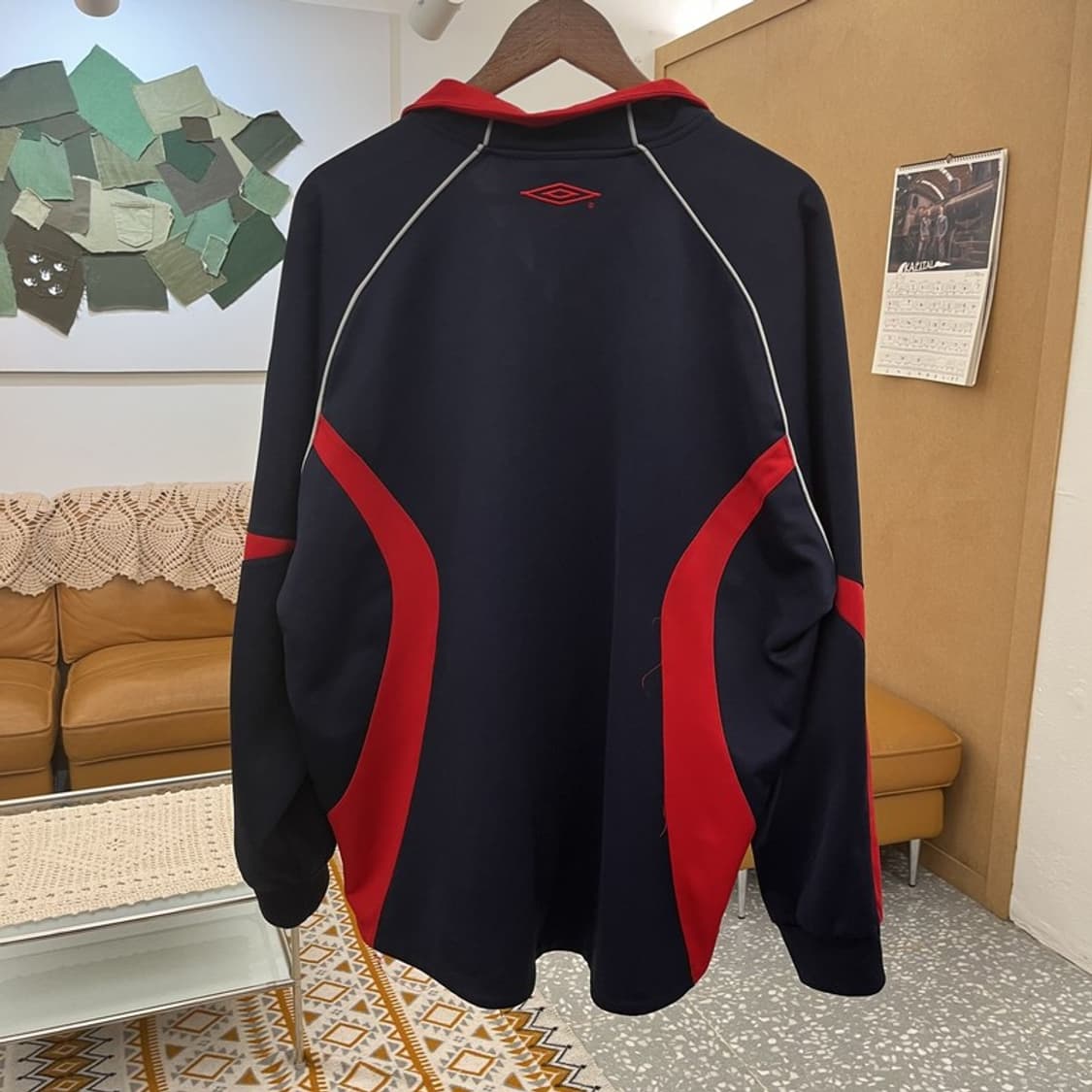 엄브로 올드스쿨 레트로 스포티 배색 져지 집업 105 C10653 상품이미지4