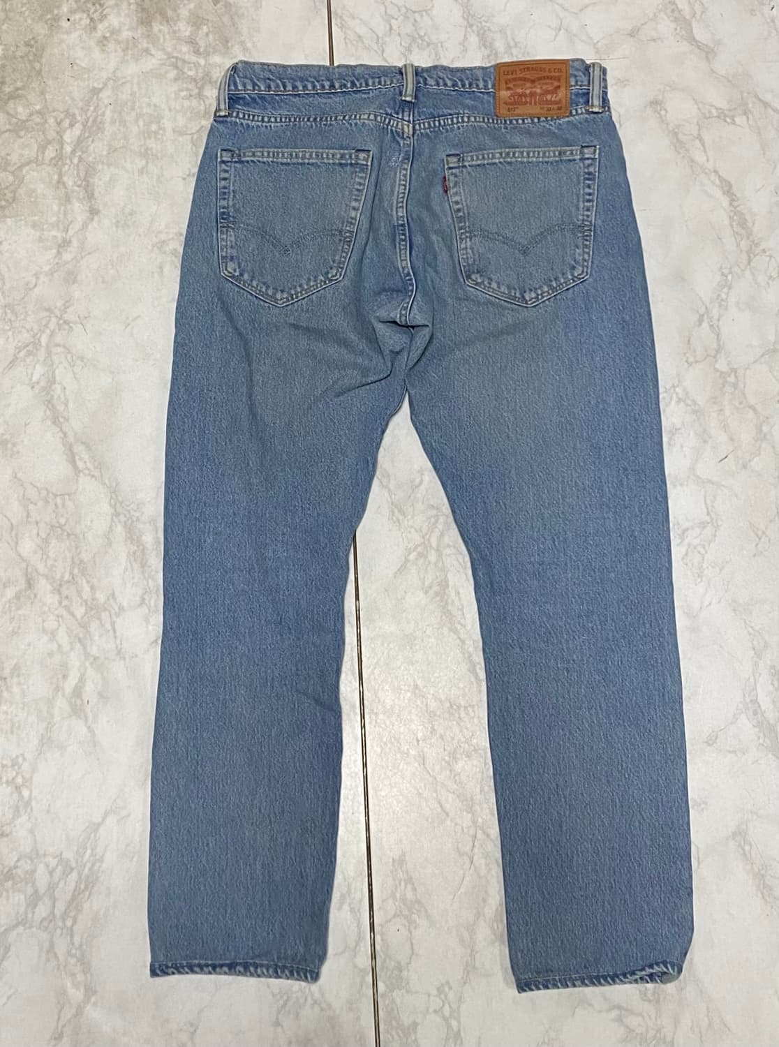 리바이스 512 연청 청바지 허리 34 인치 상품이미지3