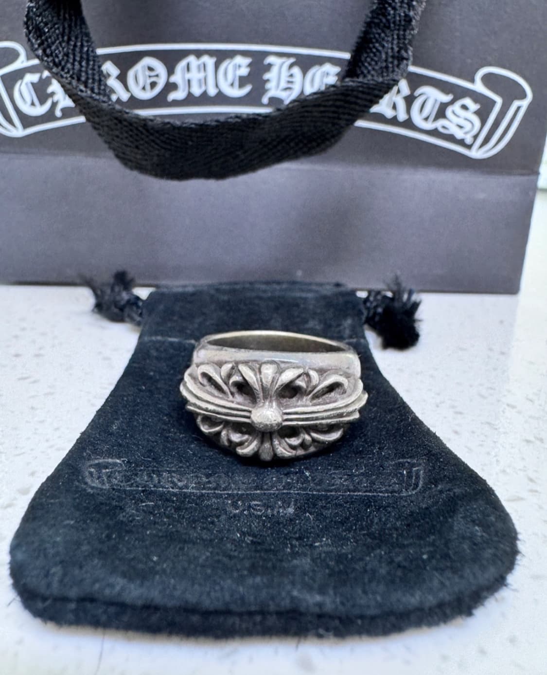 US9 19호 크롬하츠 플로랄링 영수증 포함 상품이미지2