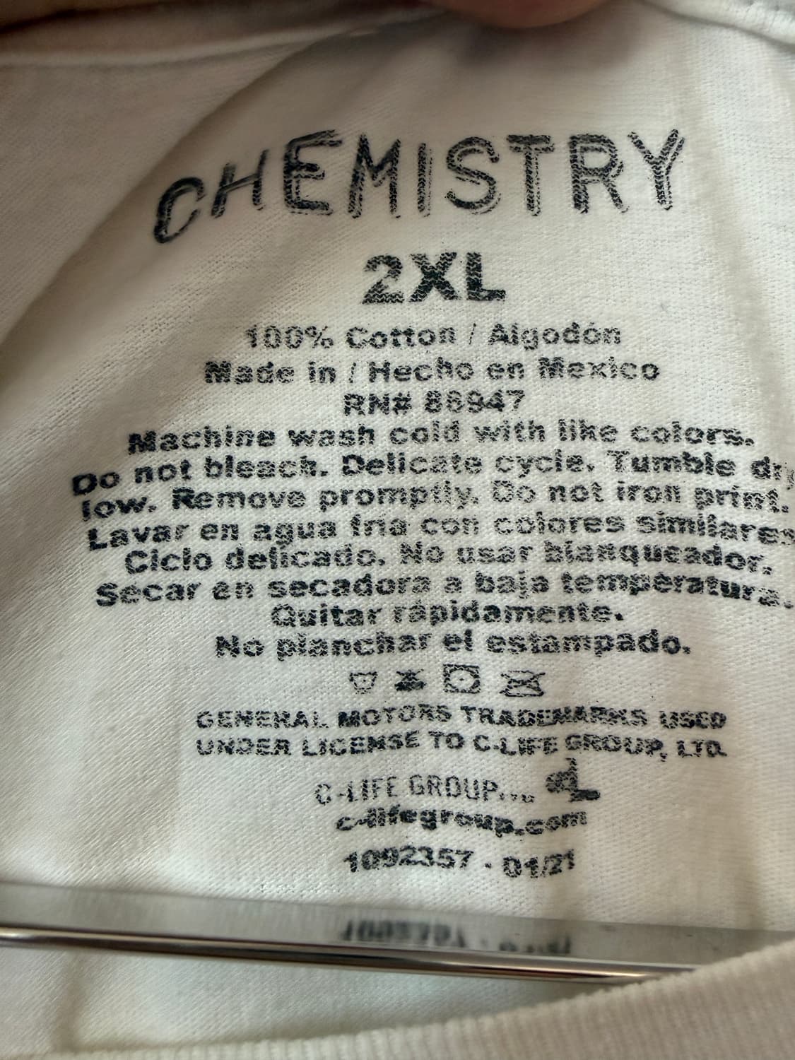 CHEMISTRY General Motors Trademark 2XL 상품이미지3
