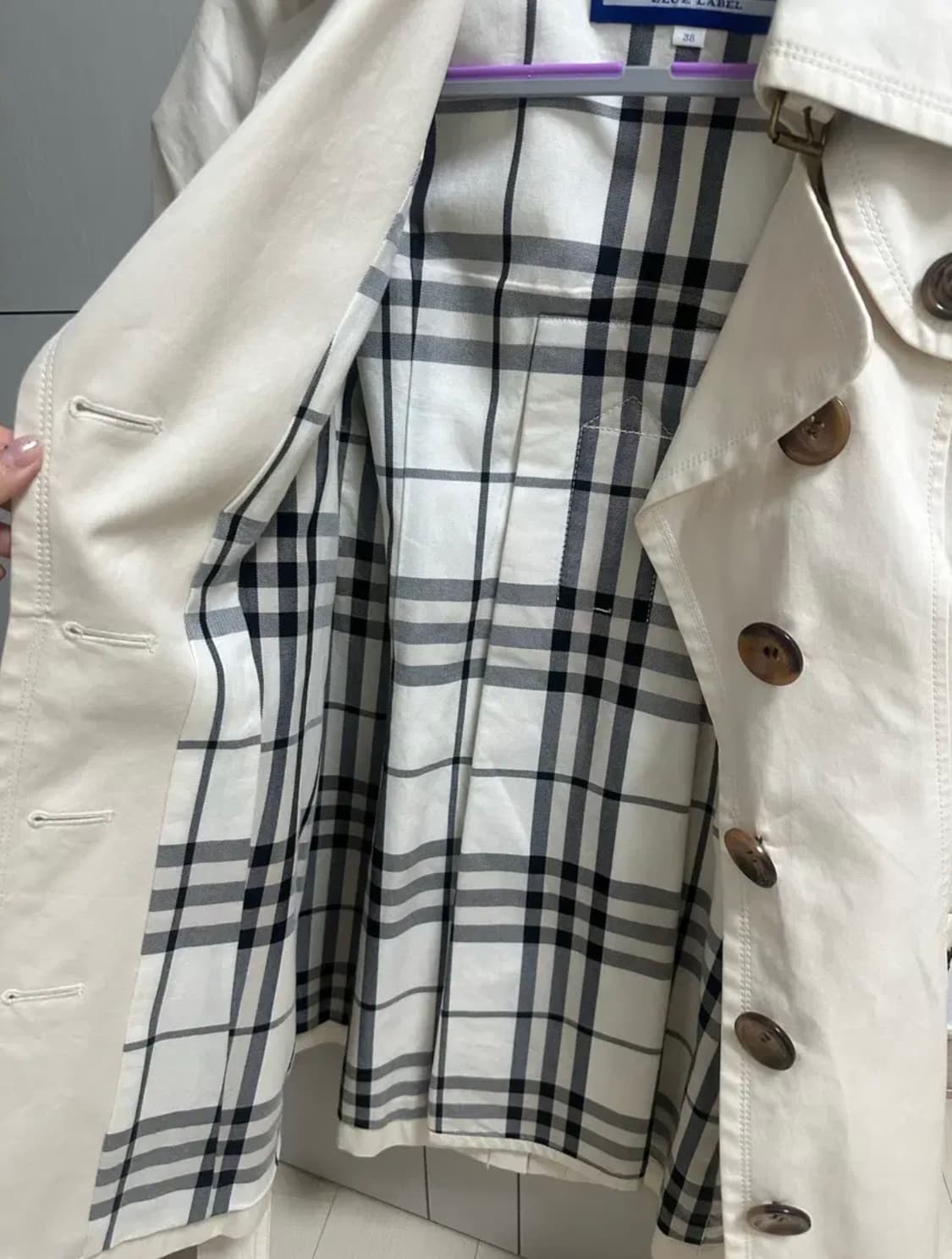 버버리 트렌치 38 상품이미지3