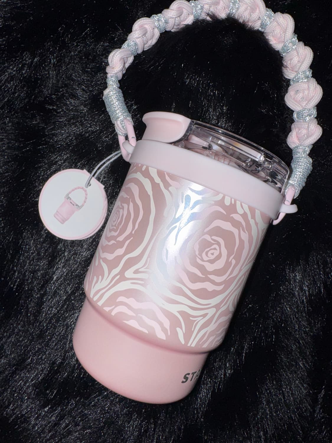 중국 스타벅스 MD 핑크로즈 머그 텀블러 새상품 상품이미지3