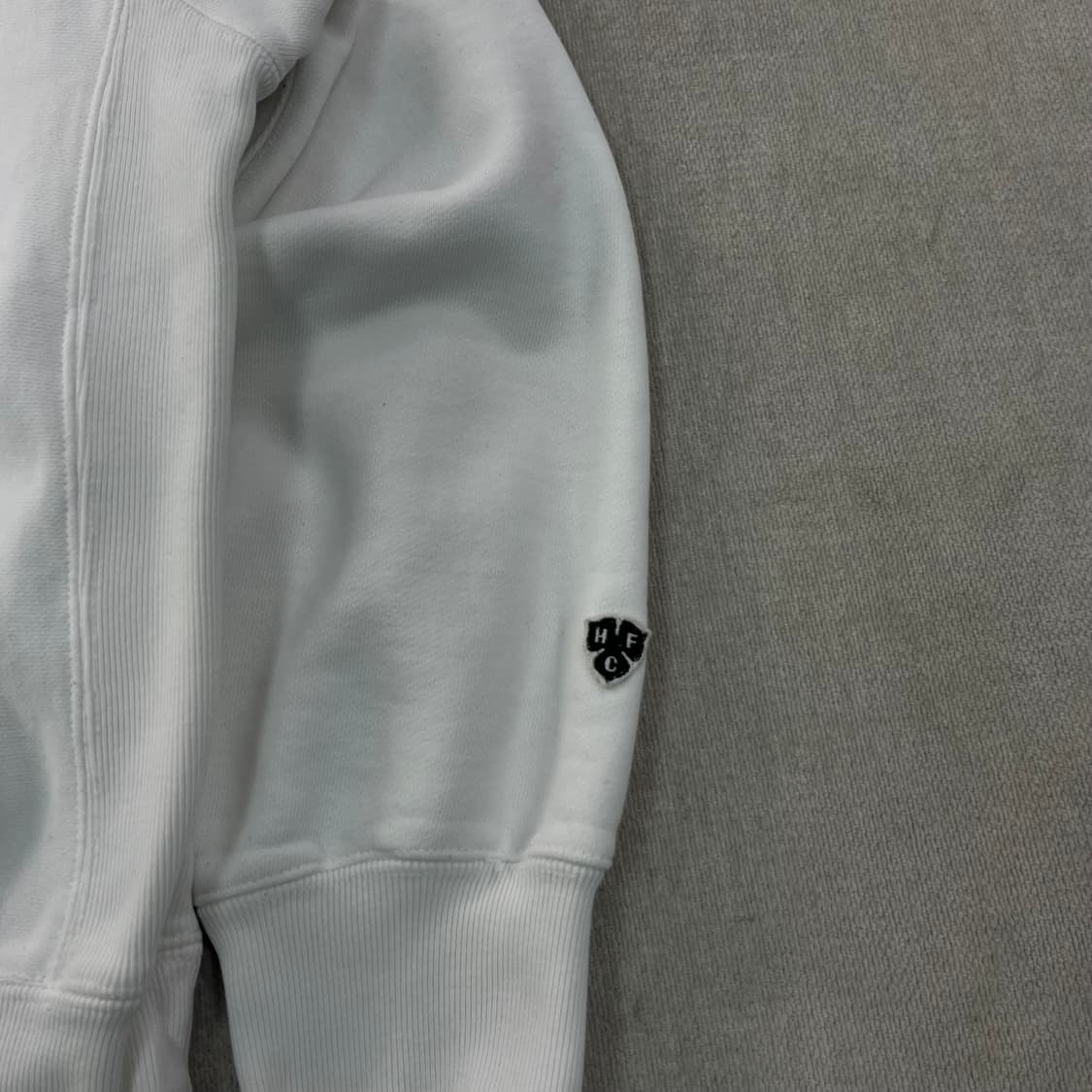 95 헤리티지플로스 코튼 화이트 후드티 상품이미지2