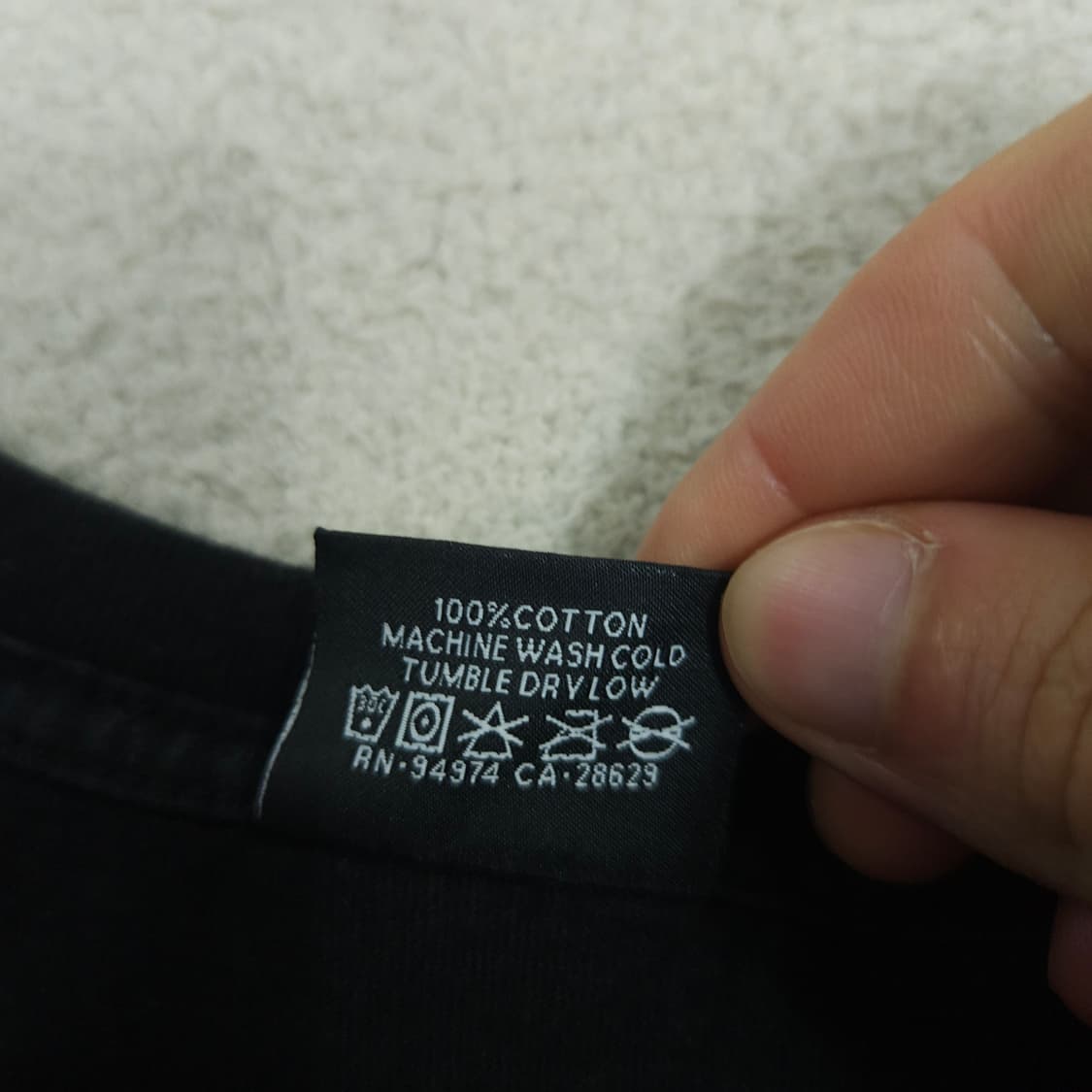 스투시 빅로고 반팔티 M 블랙 상품이미지6