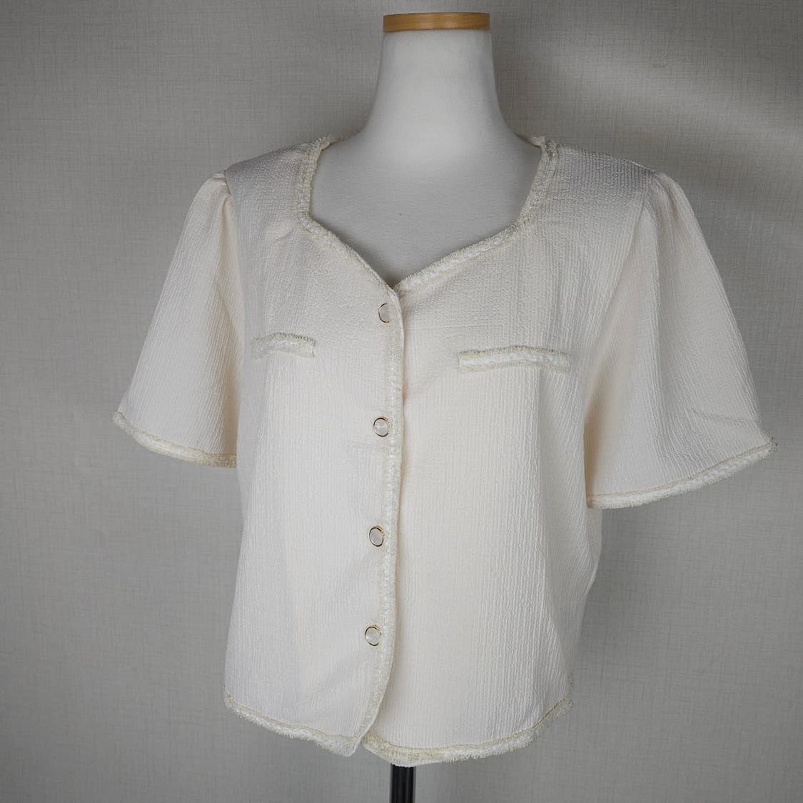 (새상품)RIRI&co 트위터  반소매  여성55사이즈  상품이미지1