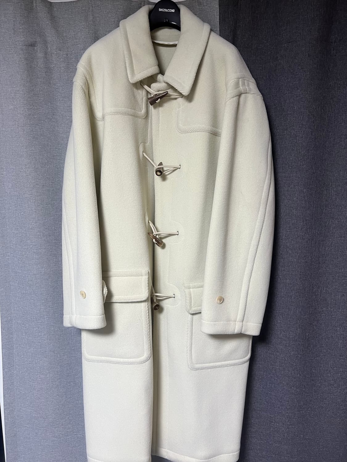 오라리 WOOL HERINGBONE PILE DUFFLE COAT 상품이미지4