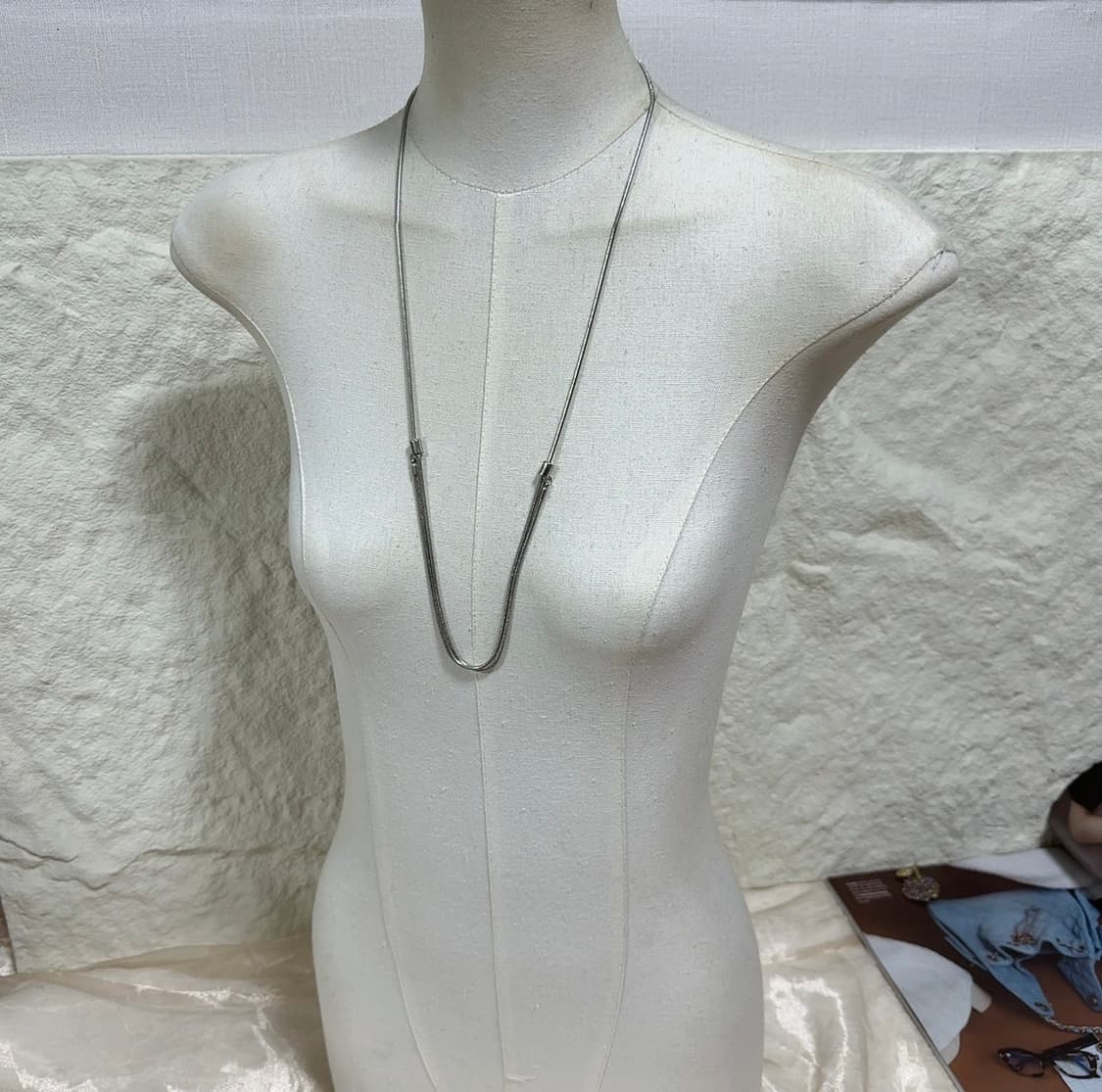 빈티지 스네이크체인 목걸이 상품이미지1