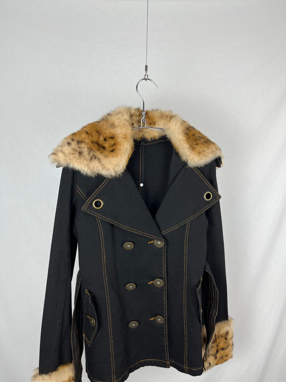 D.I.A  호피 퍼 코튼 자켓 상품이미지2