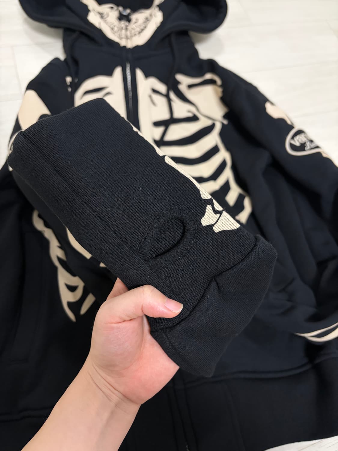 벤슨 본 스켈레톤 넥 워머 후드집업 상품이미지2